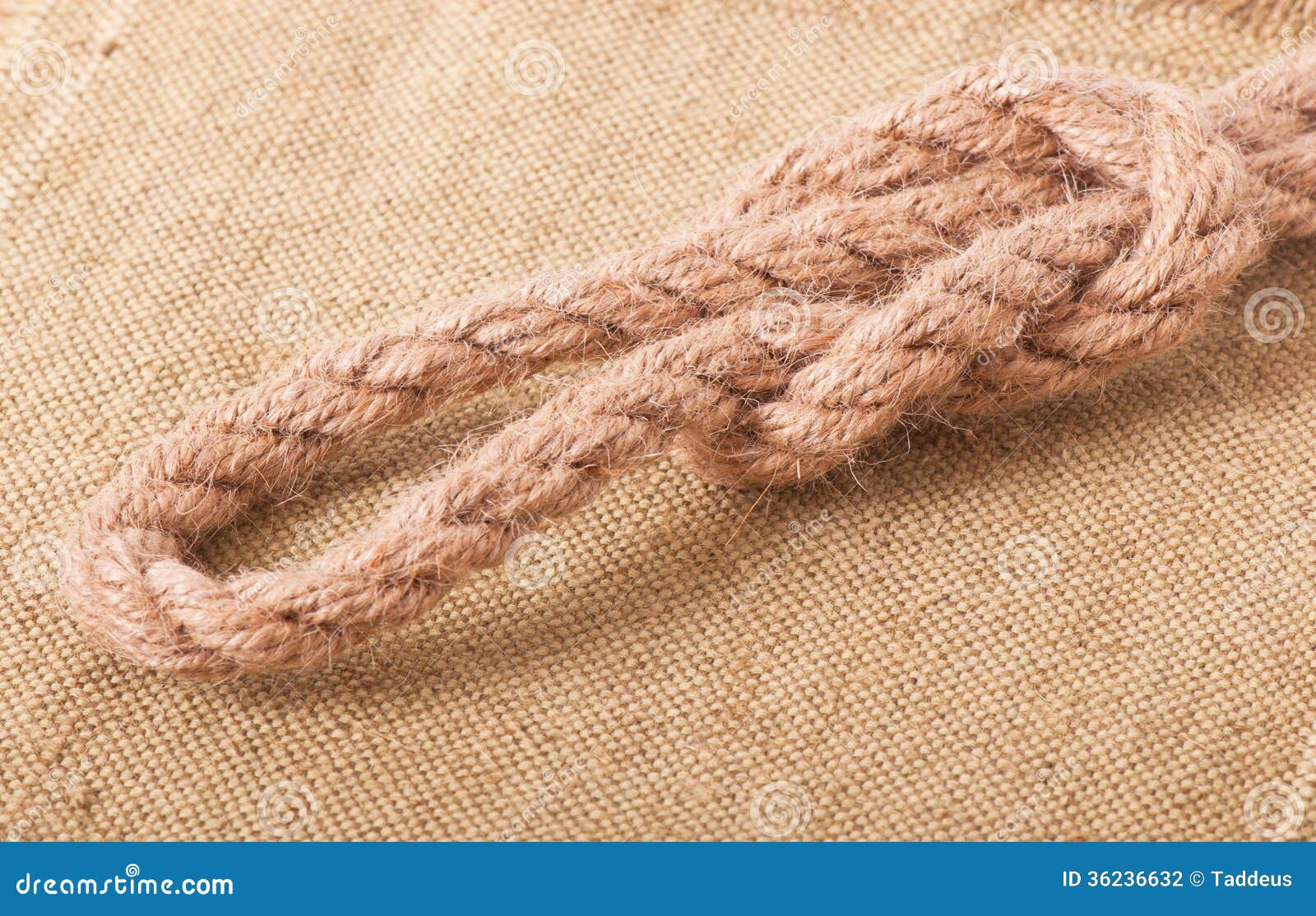 Marine knot stock photo. Image of single, striped, knot 36236632