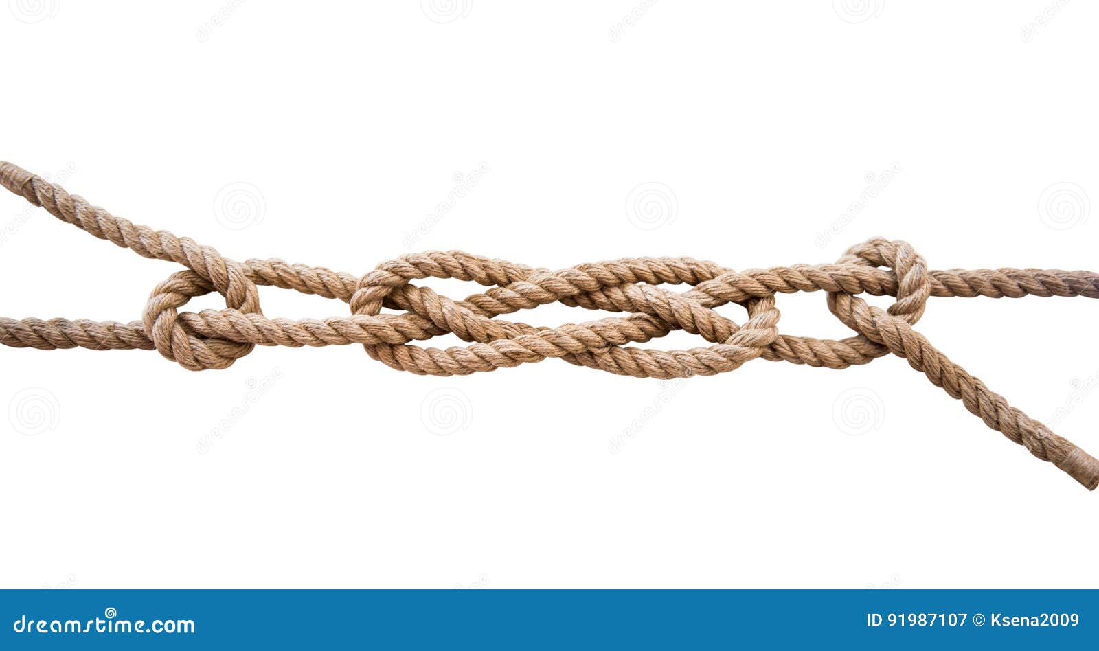 Marine knots isolated stock image. Image of loop, node 91987107