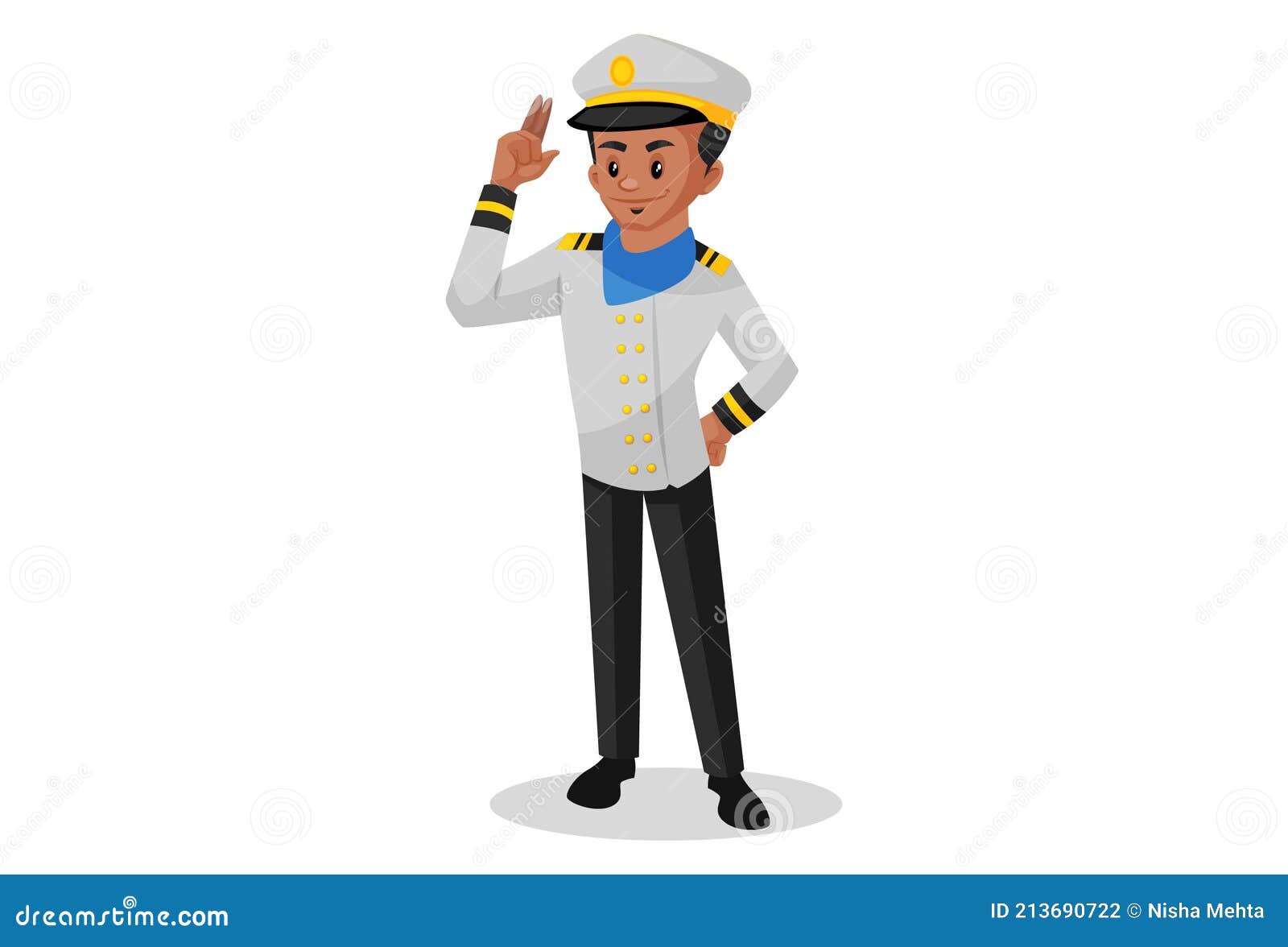 Ilustración de Sombrero De Capitán De Mar De Dibujos Animados y más  Vectores Libres de Derechos de Sombrero de marinero - Sombrero de marinero,  Sombrero, Marinero - iStock