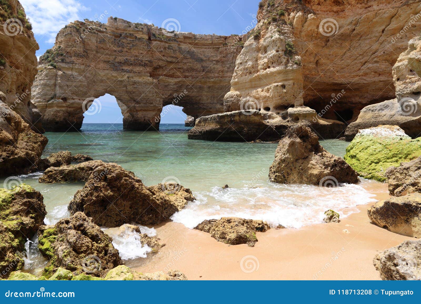 Marinha Beach Portugal Stock Photo Image Of European