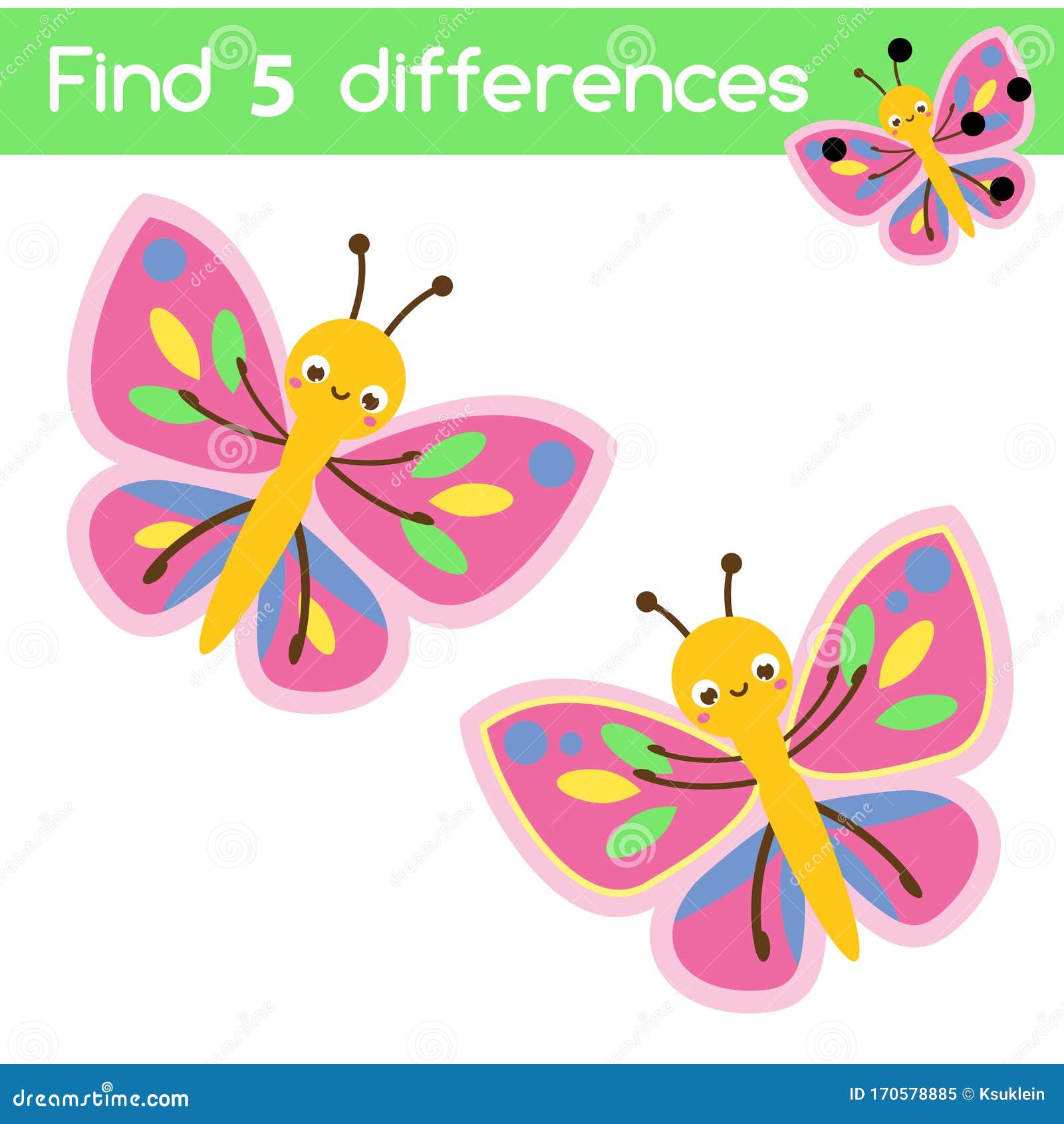 Mariposa De Caricatura Encuentra Las Diferencias En El Juego De Niños Educacionales Página De Diversión De Actividad Infantil Ilustración del Vector - Ilustración de kindergarten, estudio: 170578885 Mariposa De Caricatura Encuentra Las Diferencias En El Juego De Niños Educacionales Página De Diversión De Actividad Infantil Ilustración del Vector - Ilustración de kindergarten, estudio: 170578885