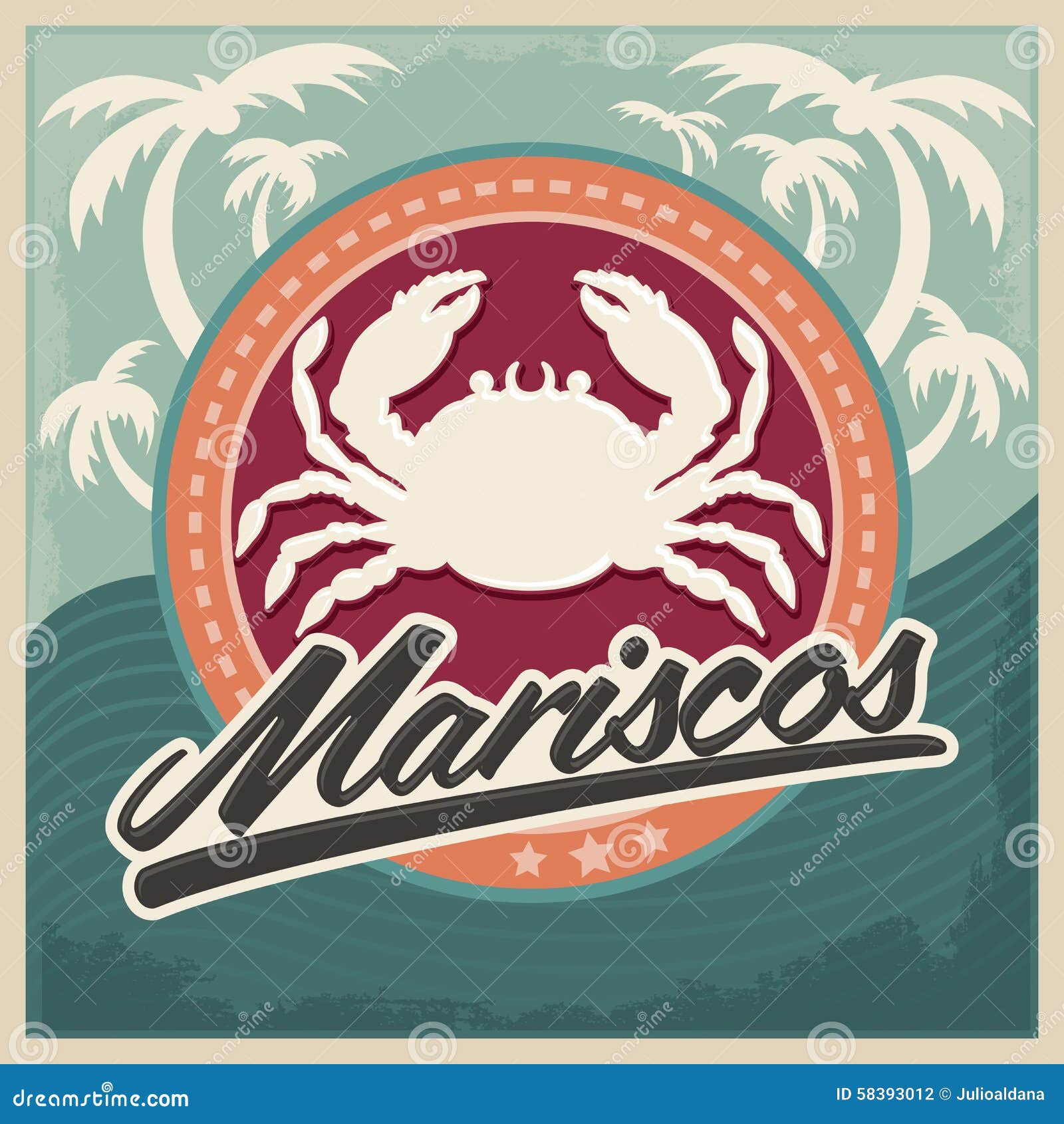 mariscos - seafood spanish text