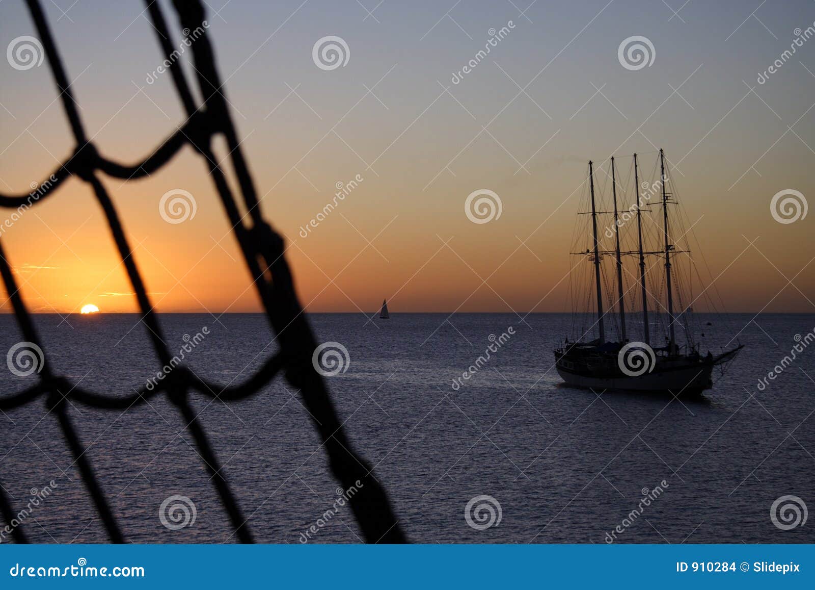 Maritime Sunset stock photo. Image of paradise, pretty 910284