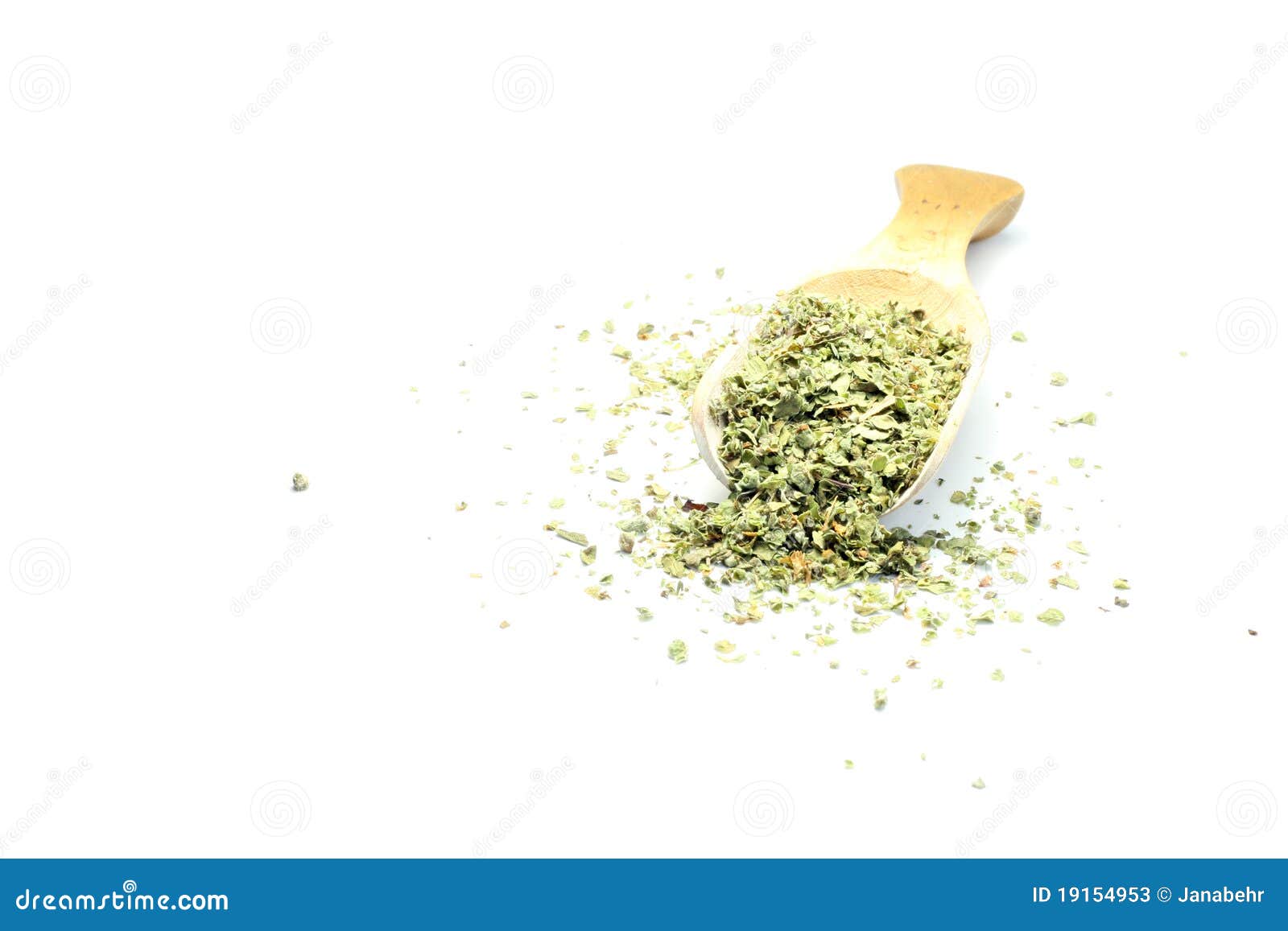 Marjoram stock image. Image of spoon, smell, herbs, marjoram 19154953