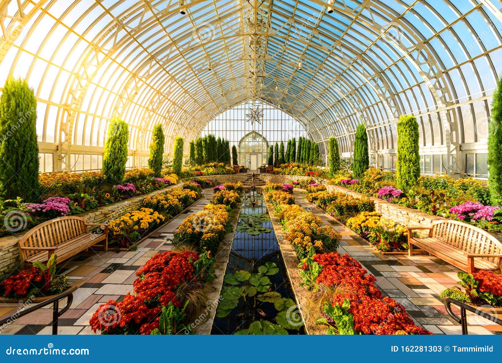 Marjorie McNeely Conservatory Como Park Editorial Stock Photo - Image