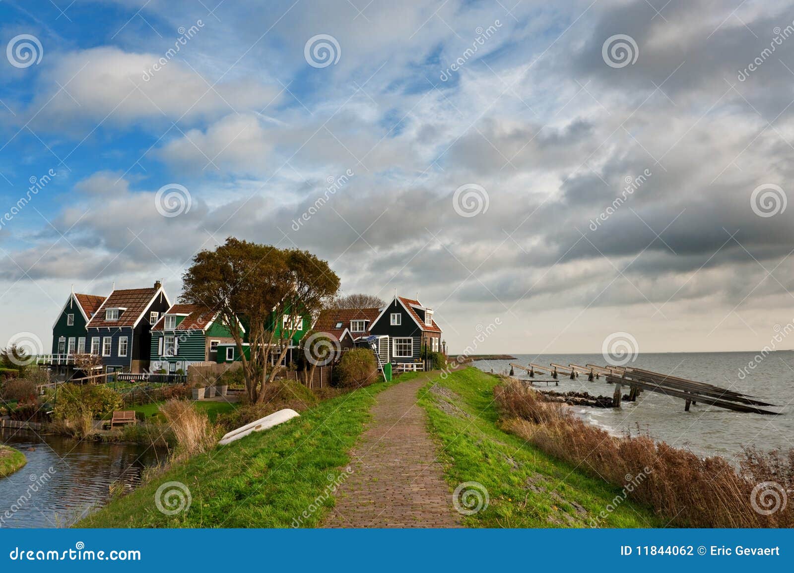 Marken a Small Village Near Amsterdam Stock Photo Image of nature
