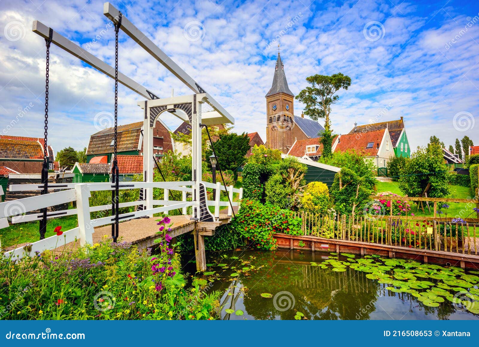 Marken village, Northern Holland, Netherlands