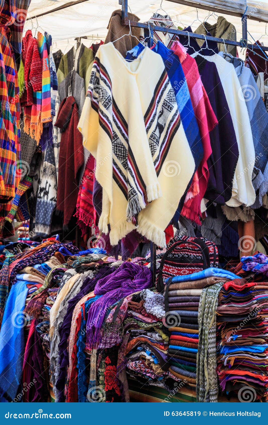 the market of the city of otavalo