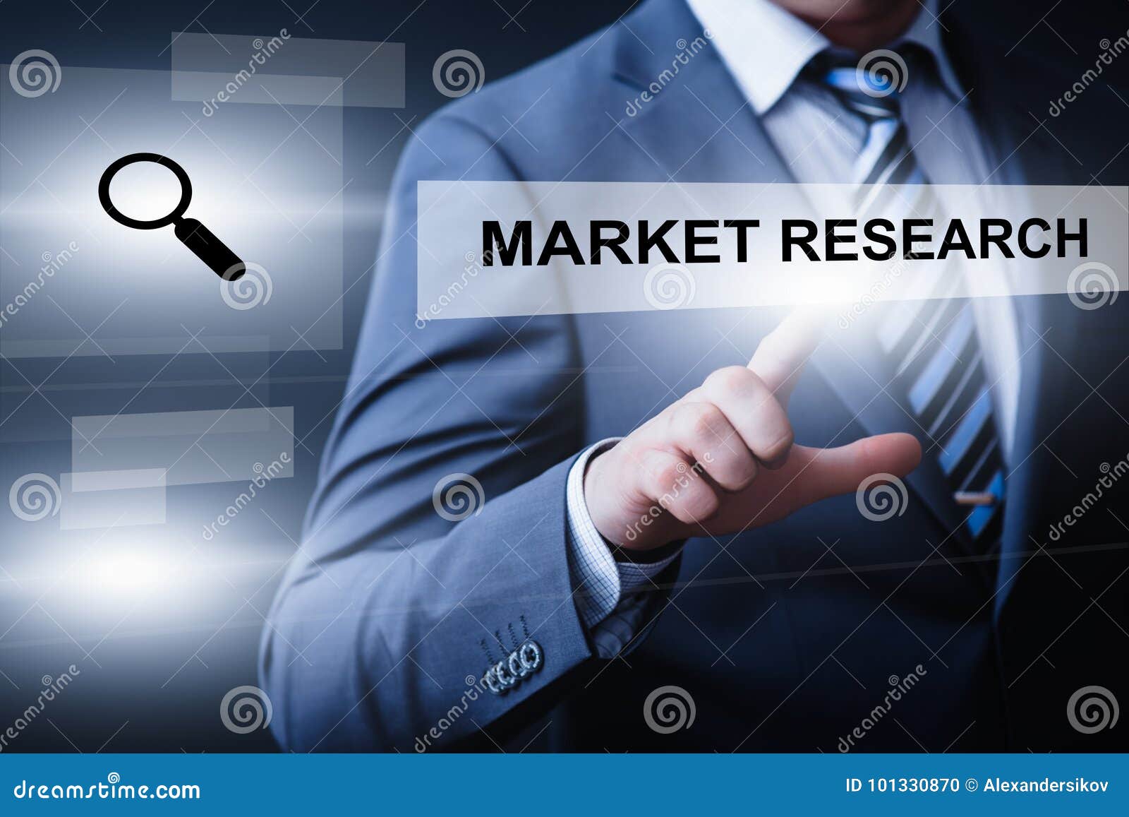 Market Research Marketing Strategy Business Technology Internet Concept ...