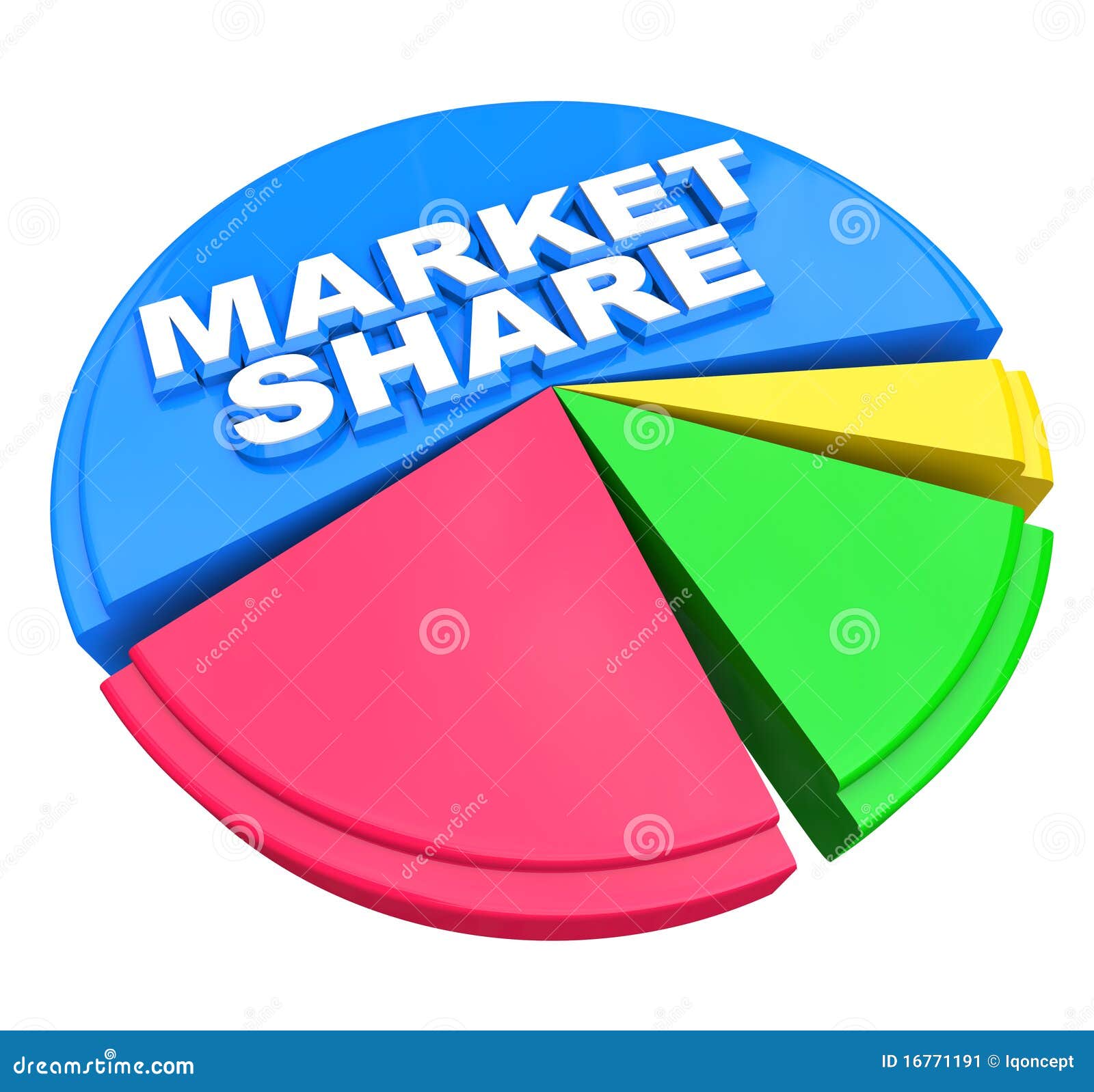 Market Share PieChart Clip Art