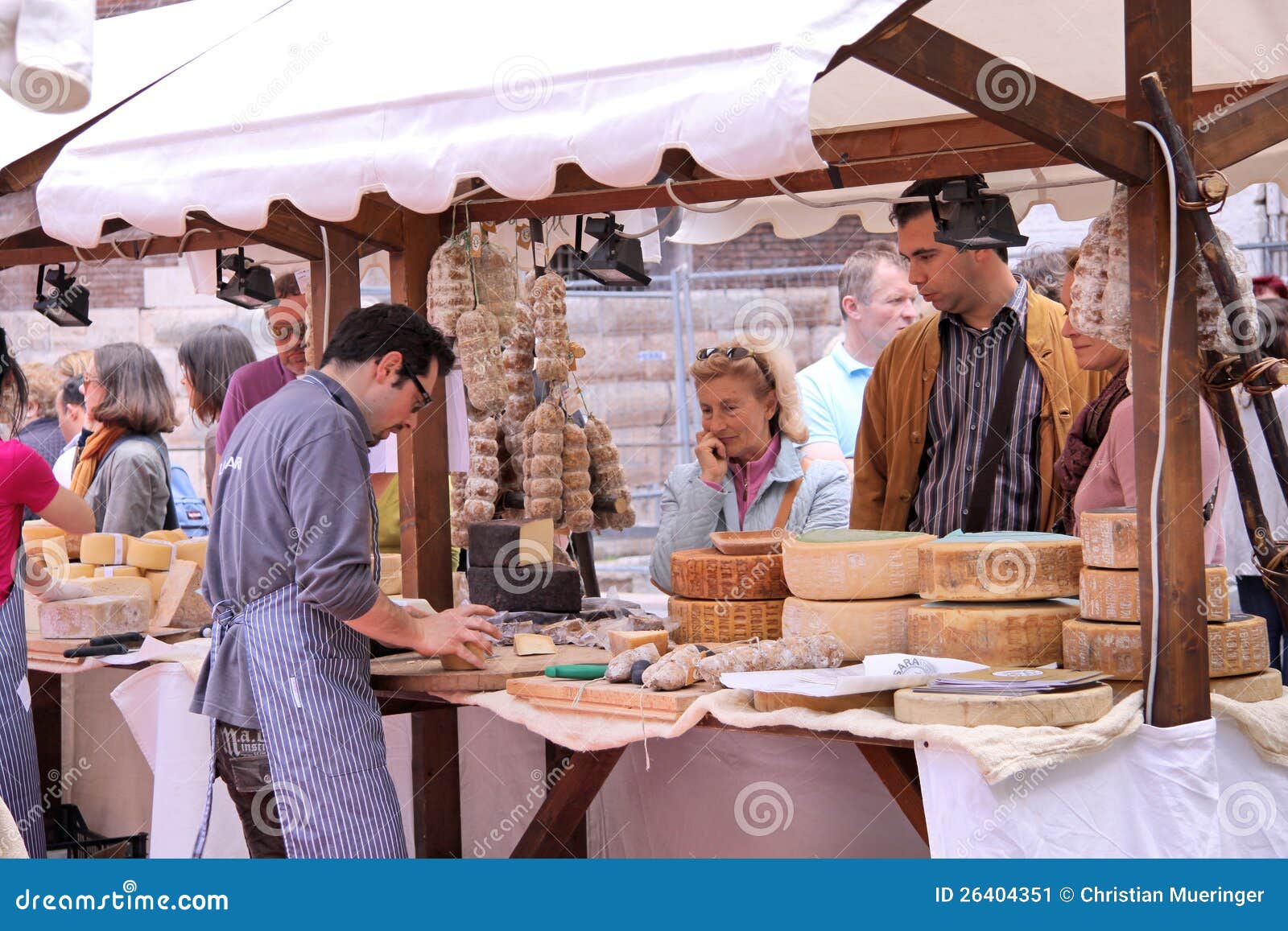 Market Stall with Cheese in Verona Editorial Photo Image of tourist