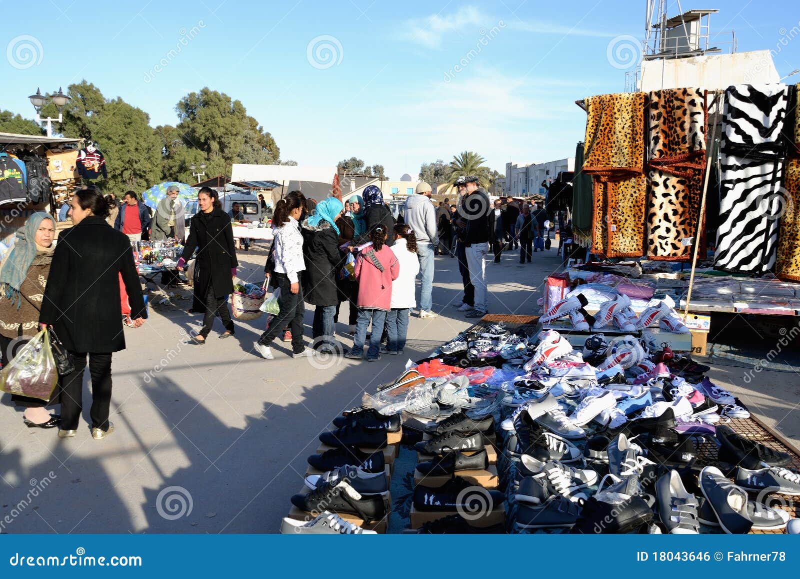 Market in Tunisia editorial photo. Image of purchase 18043646