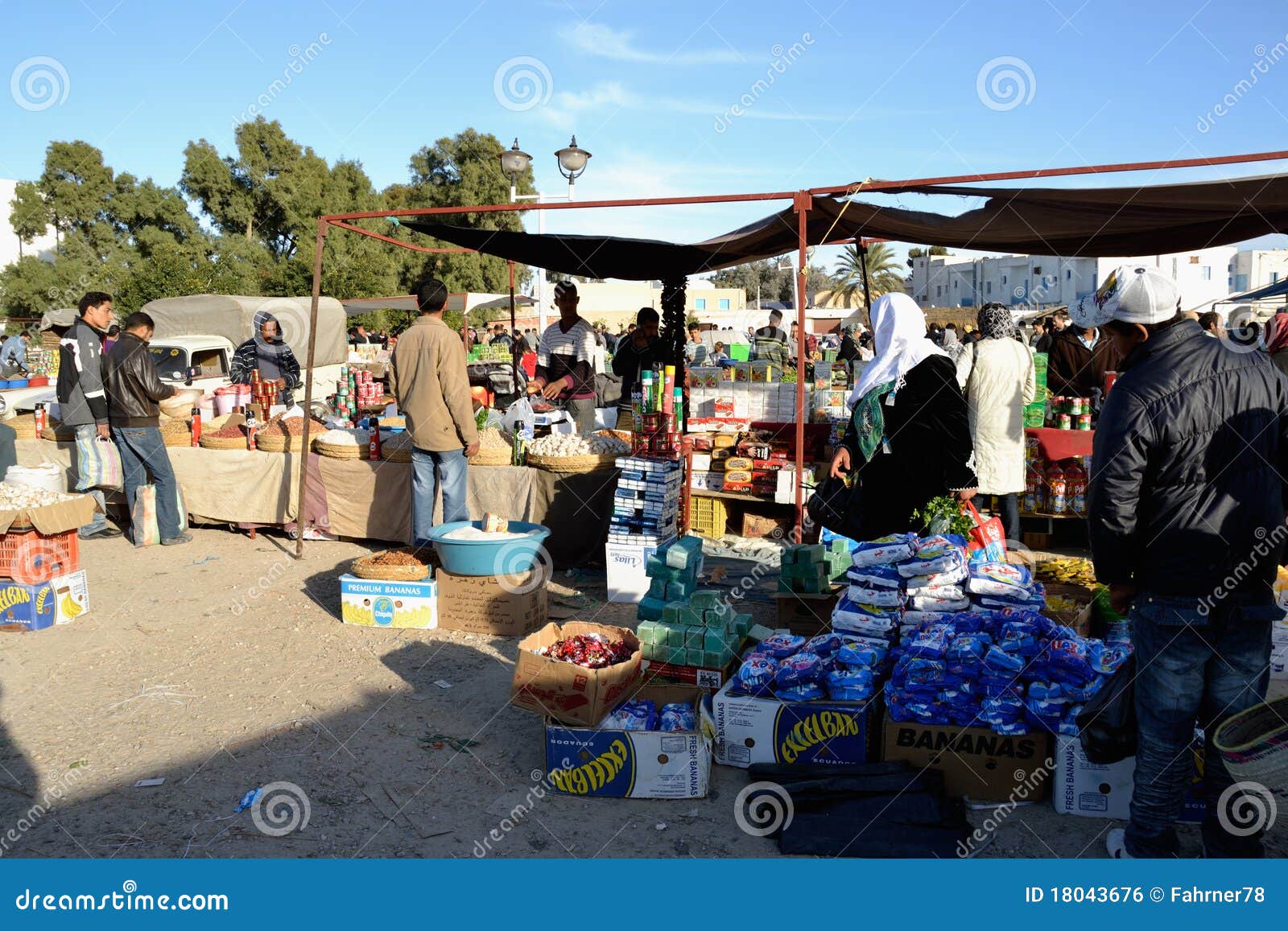 Market in Tunisia editorial photo. Image of culture, people 18043676