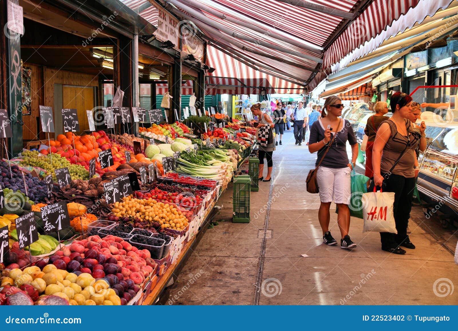 Market in Vienna editorial photography. Image of stall 22523402