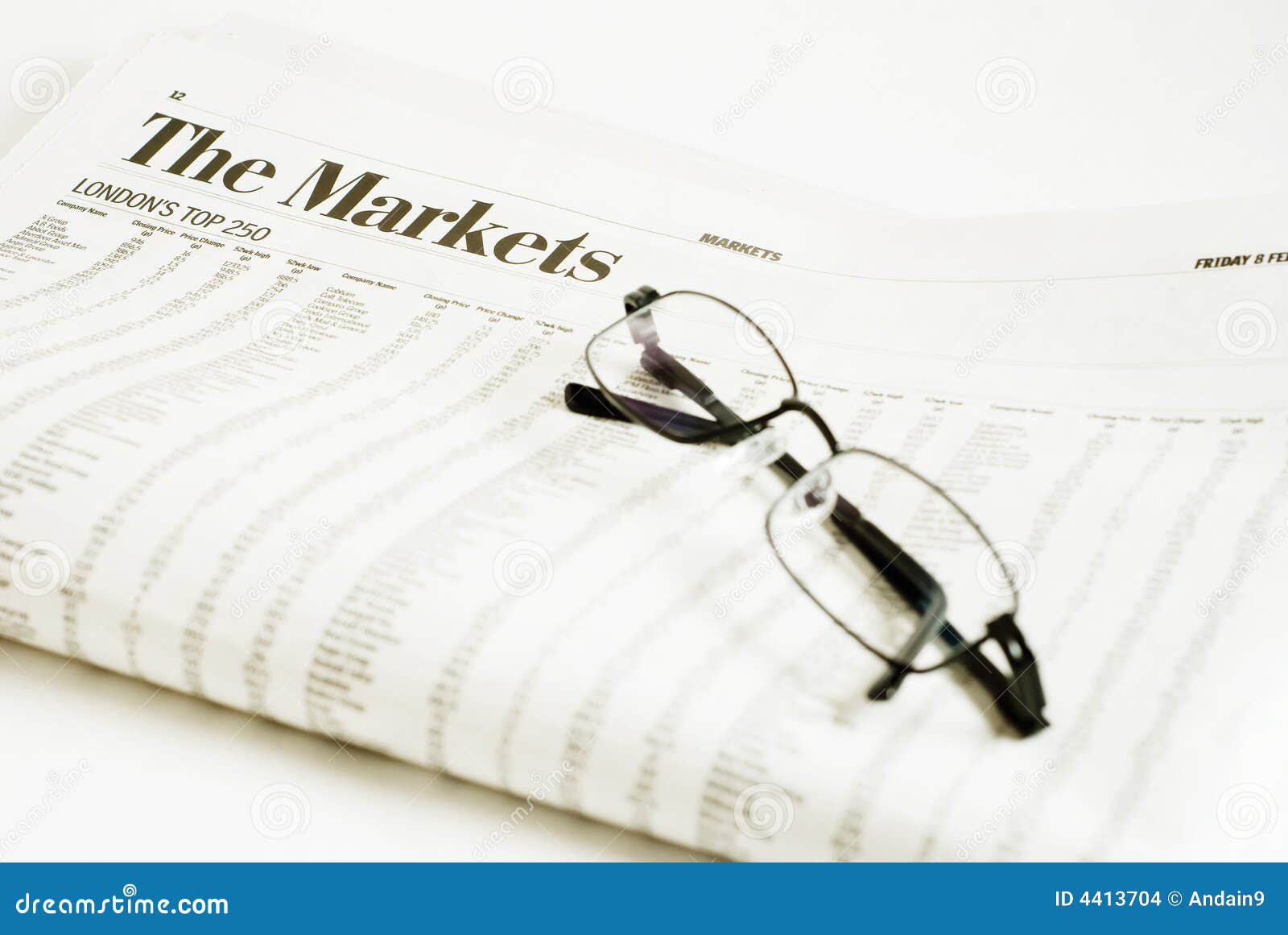Market Watch stock photo. Image of listing, read, sight - 4413704
