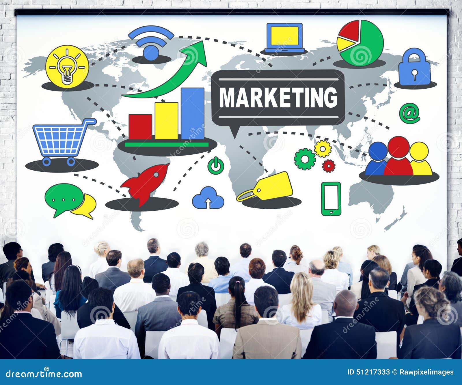 Marketing Global Business Branding Connection Growth ...