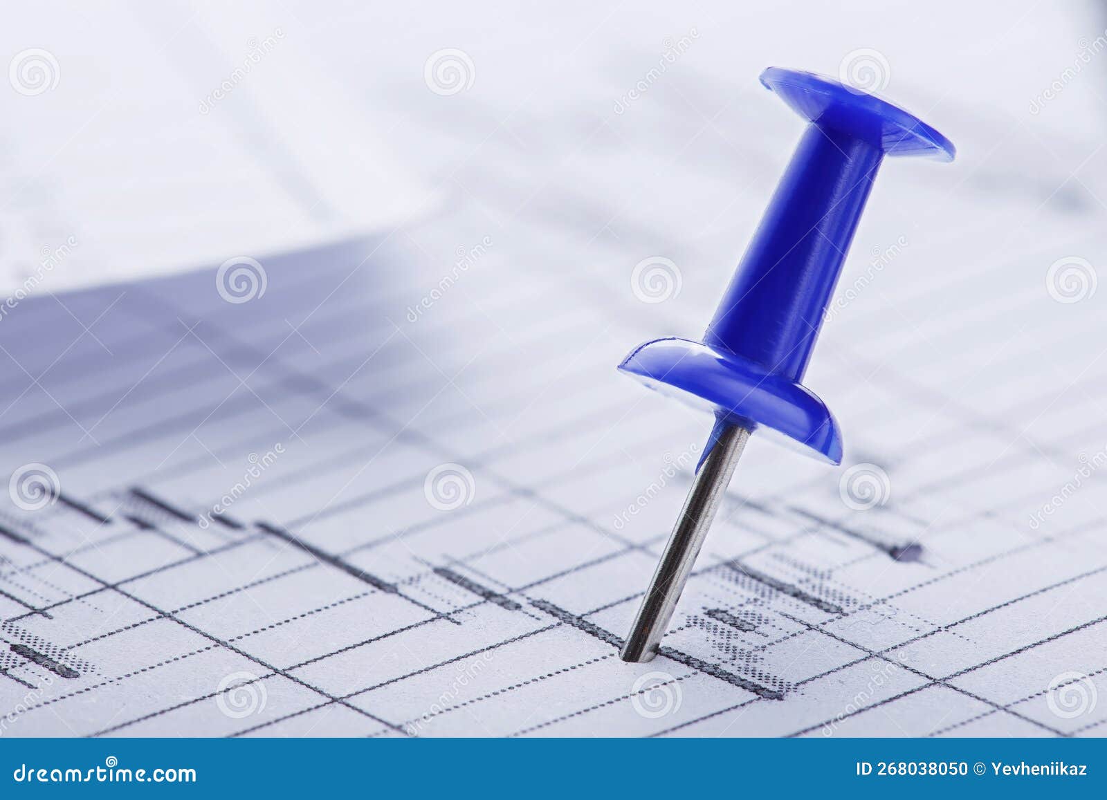 Marking Financial Chart by Pins.Share Listing and Checking Financial