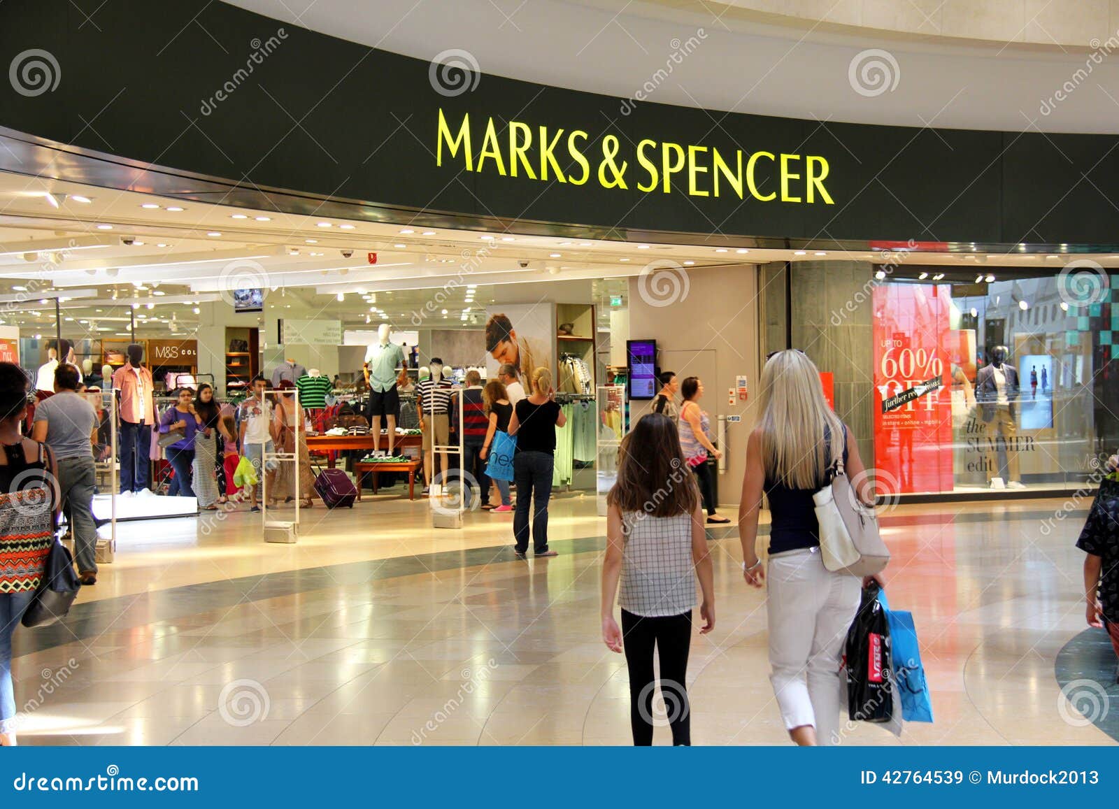 Marks and Spencer store. editorial stock image. Image of marks 42764539