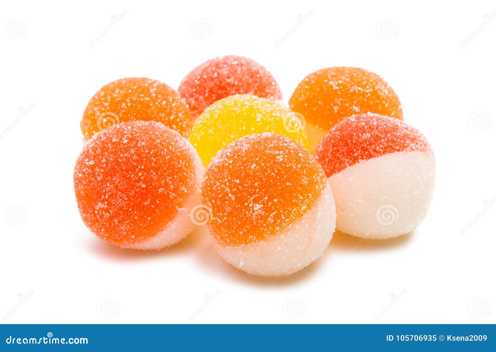 Marmalade candy isolated stock image. Image of sweet 105706935