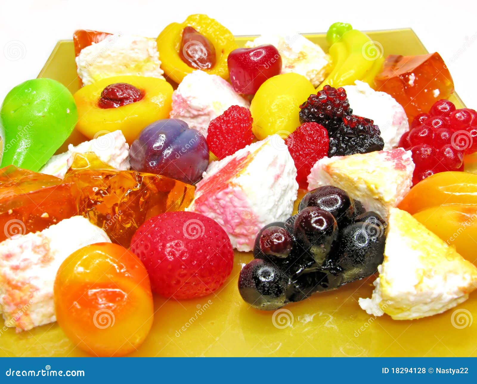 Marmalade gelatin fruits stock photo. Image of blue, jelly 18294128