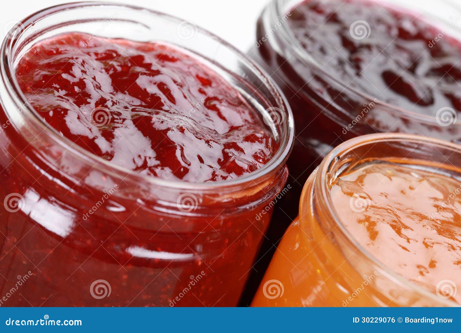 Marmalade in jars stock photo. Image of cherry, jars 30229076