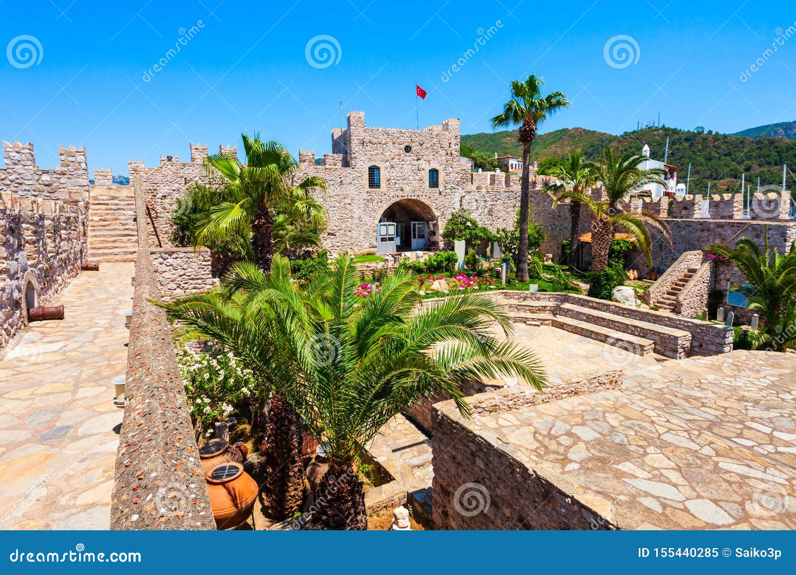 Marmaris City View in Turkey Stock Image Image of kalesi, turkish