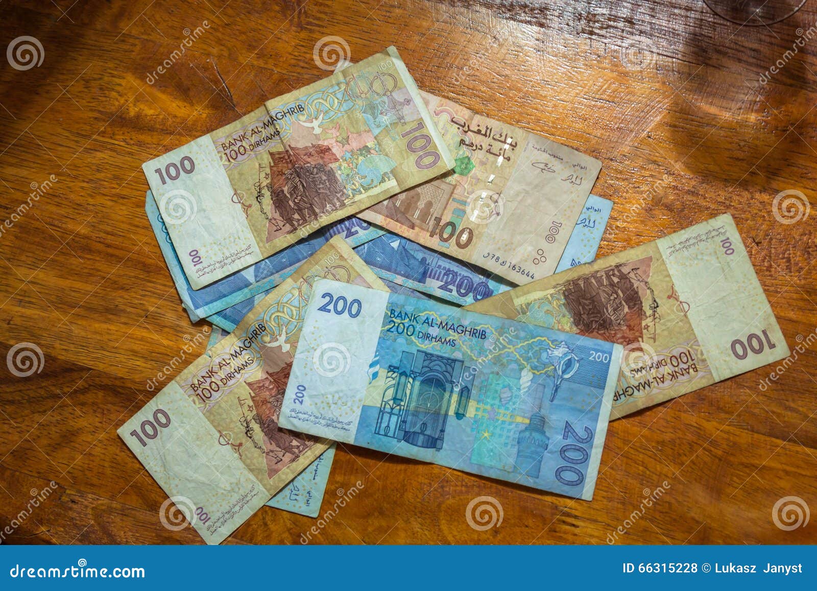 Marokkanische Dirham stockfoto. Bild von bargeld, nahaufnahme 66315228