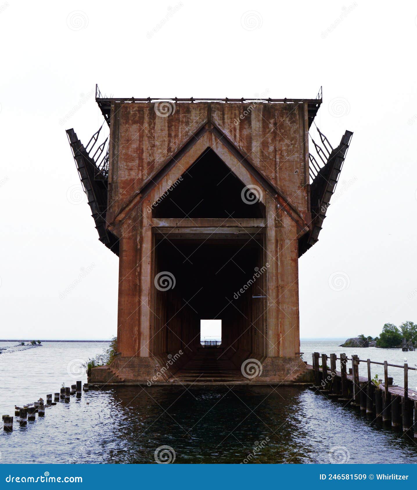 Marquette Lower Harbor Ore Dock Stock Image Image of primary