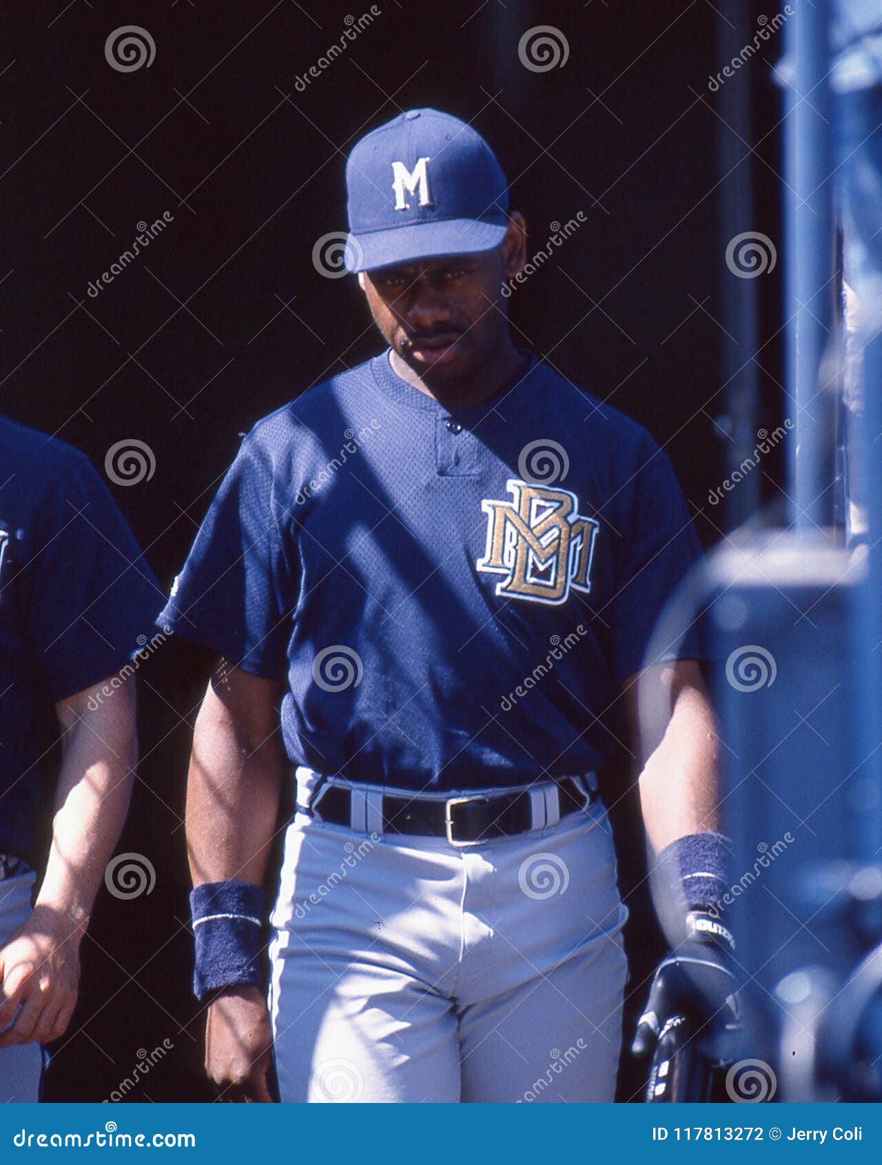 Marquis Grissom Coming Out of Dugout Editorial Photography - Image