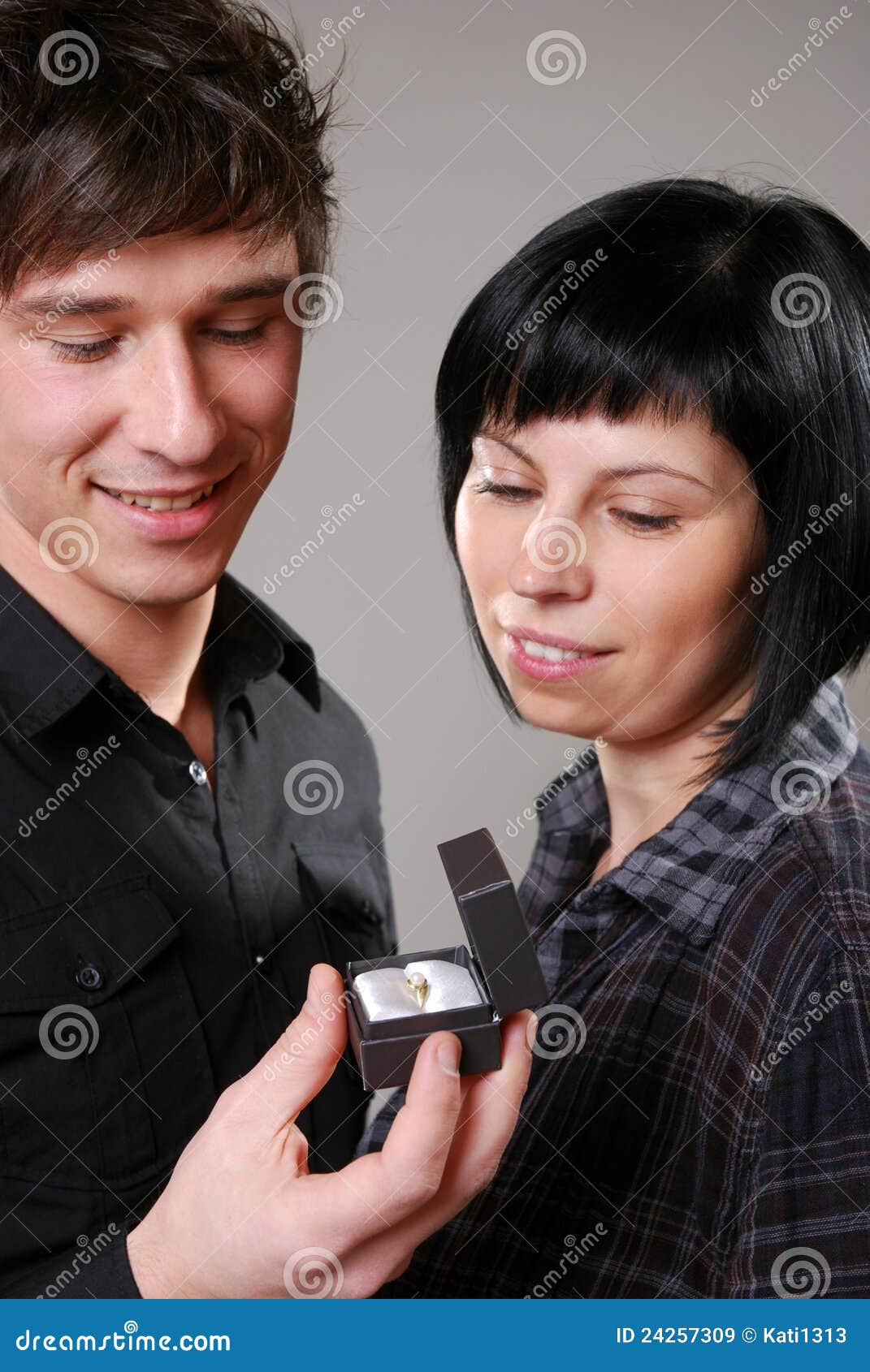 Marriage proposal stock image. Image of loves, inside - 24257309