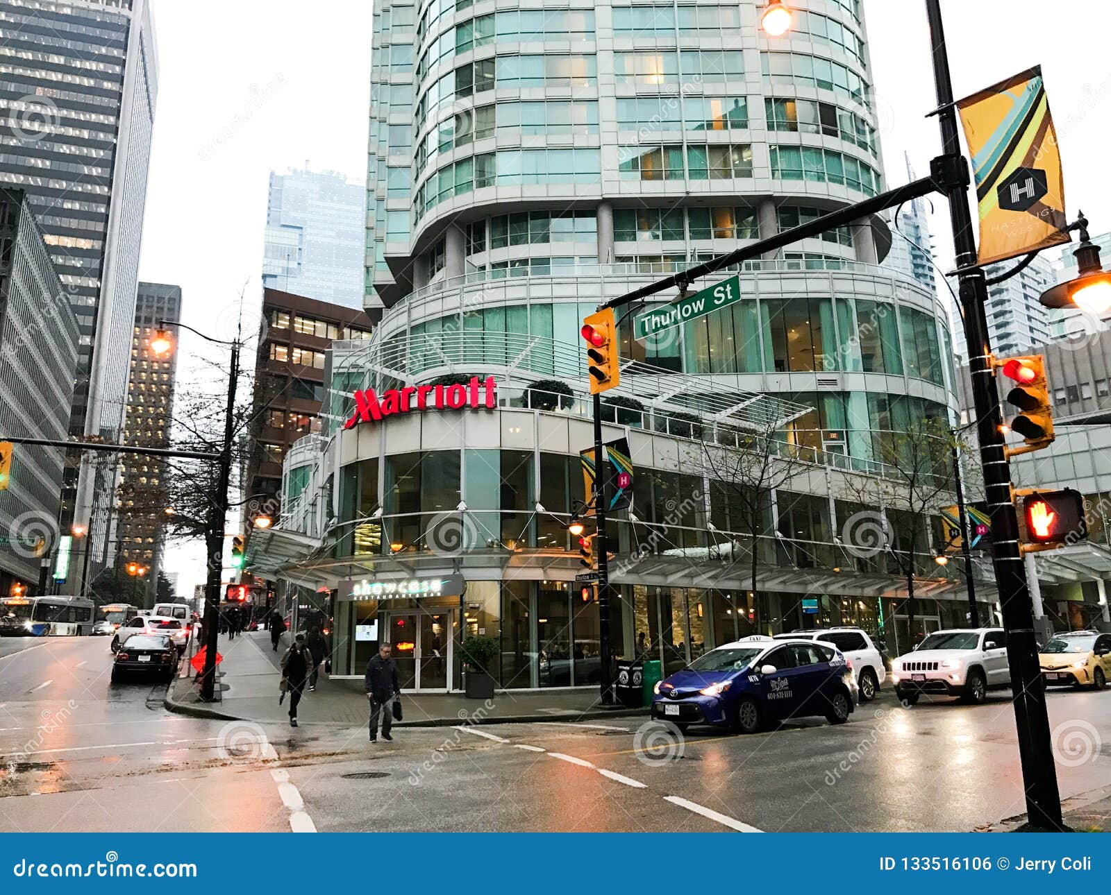 The Marriott Downtown, Vancouver, BC Editorial Photo Image of