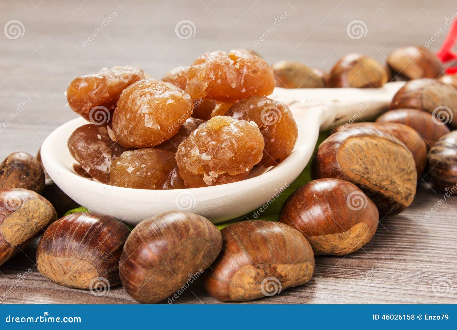 Marrons glaces stock photo. Image of marrons, chestnut - 46026158