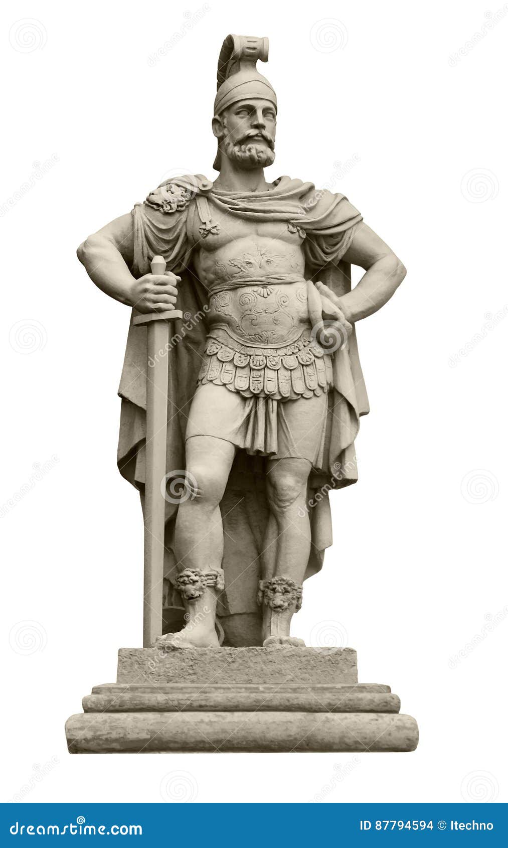 God Ares statue ancient Greek God of war sculpture