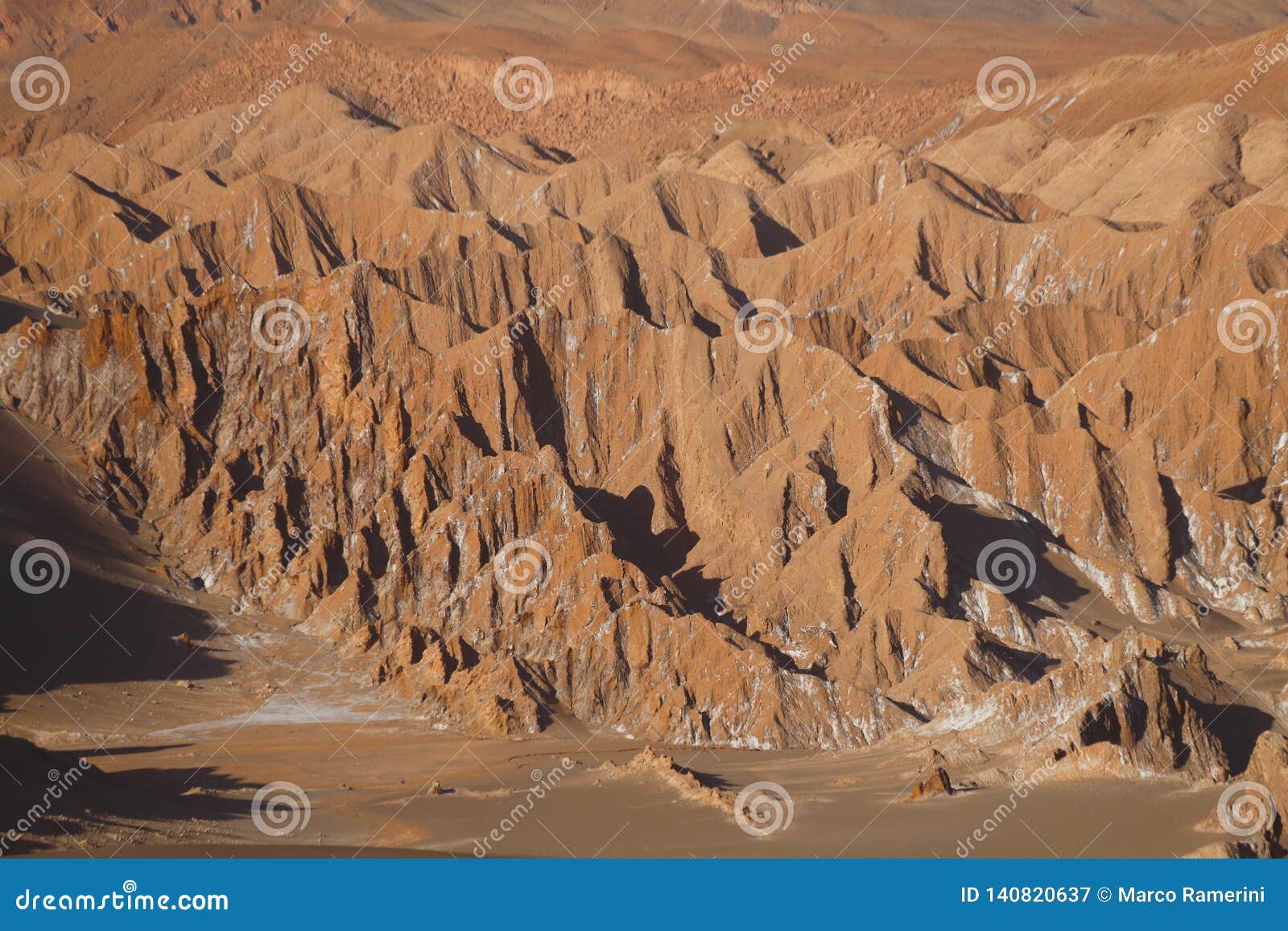 mars valley - valle de marte and cordillera de la sal, atacama desert, chile