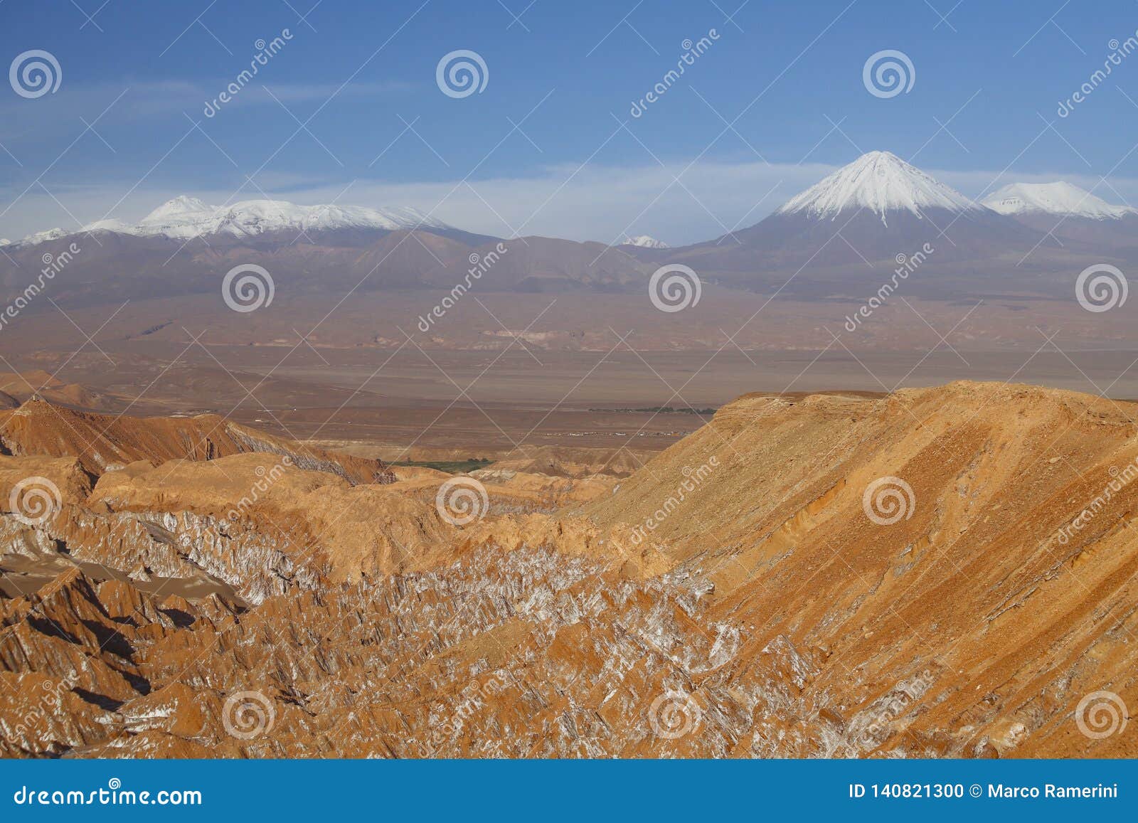 mars valley - valle de marte and cordillera de la sal, atacama desert, chile