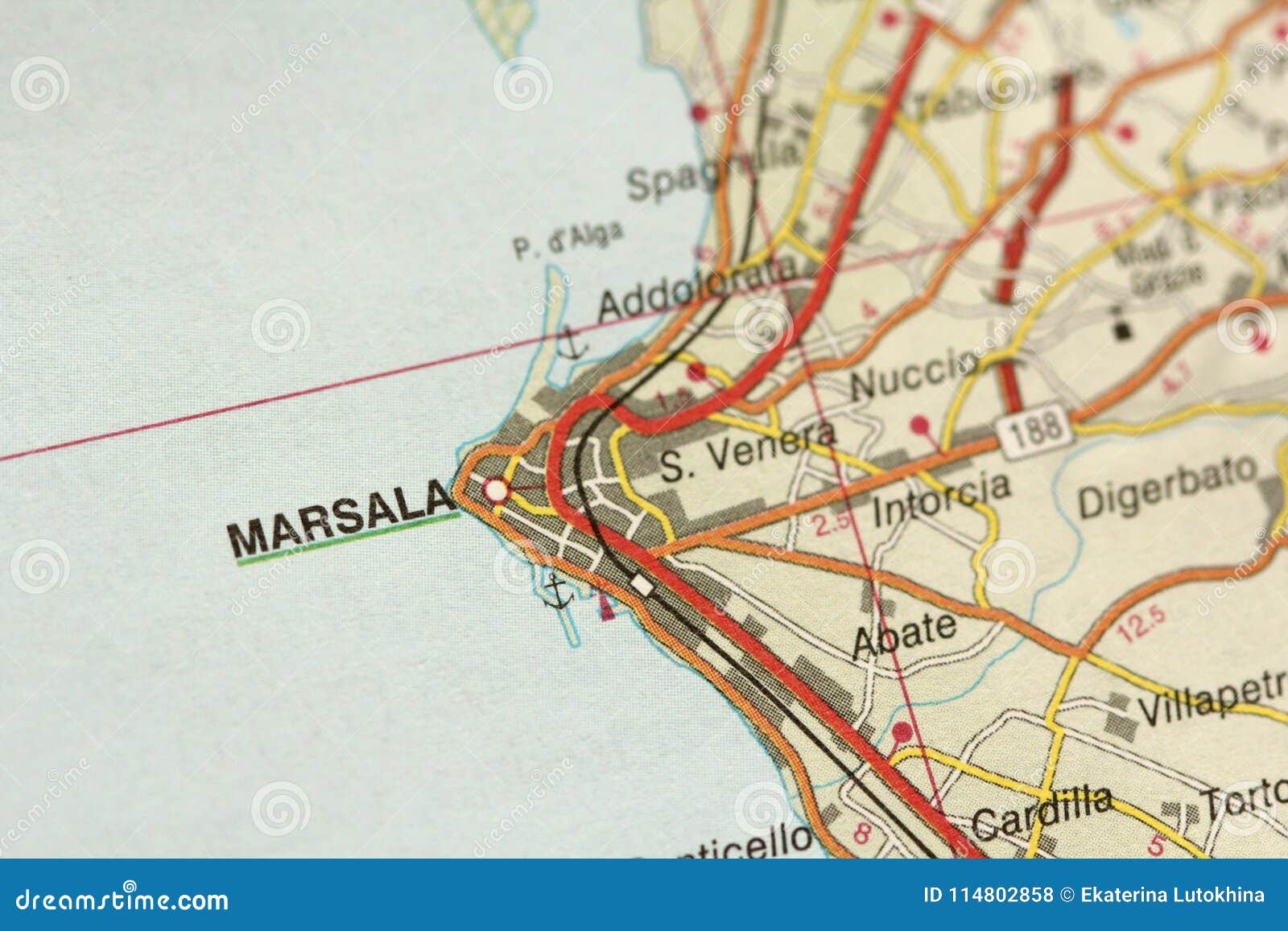 Marsala. the Island of Sicily, Italy Stock Photo Image of continent