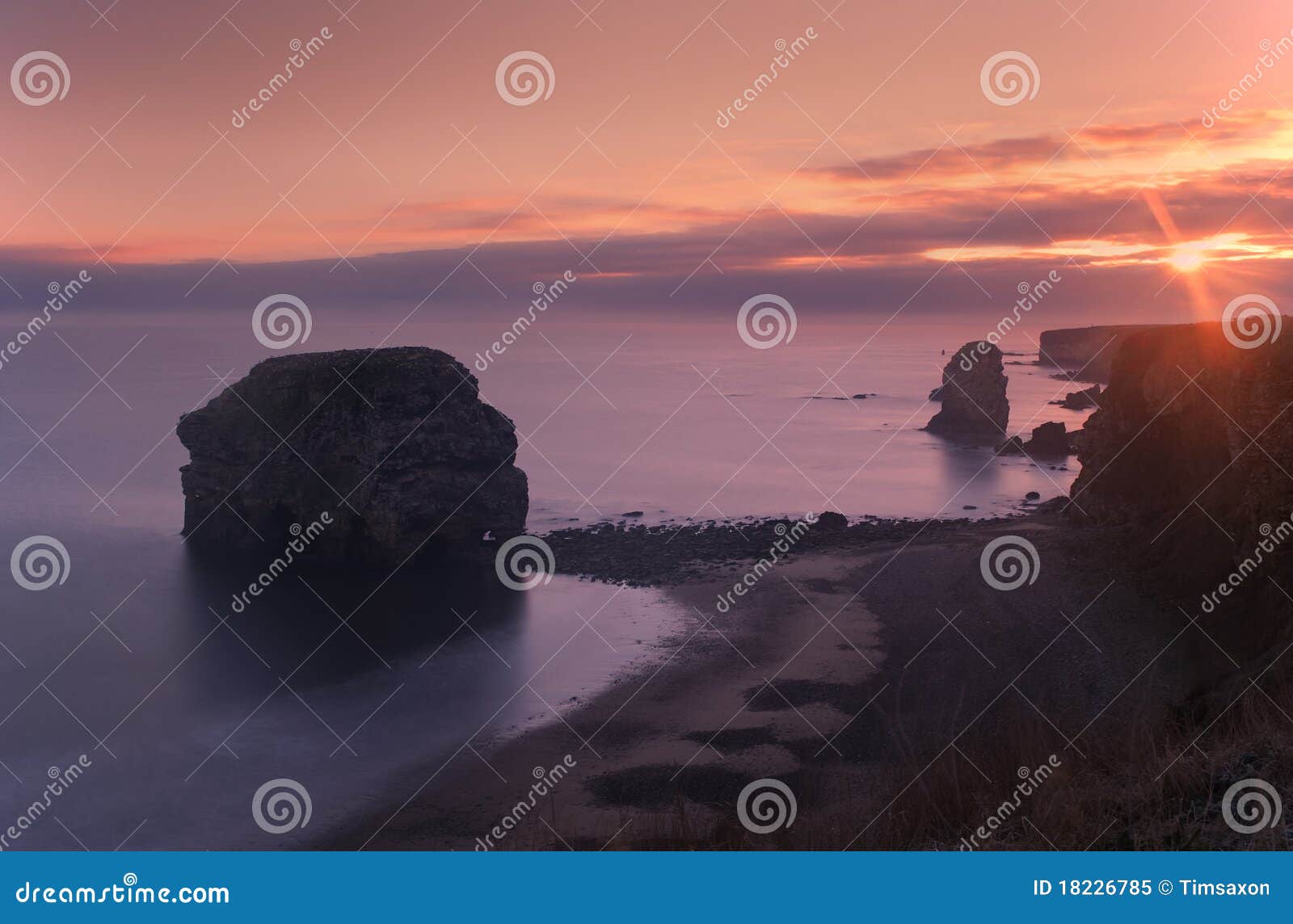 Marsden Bay stock image. Image of stack, north, seastack 18226785