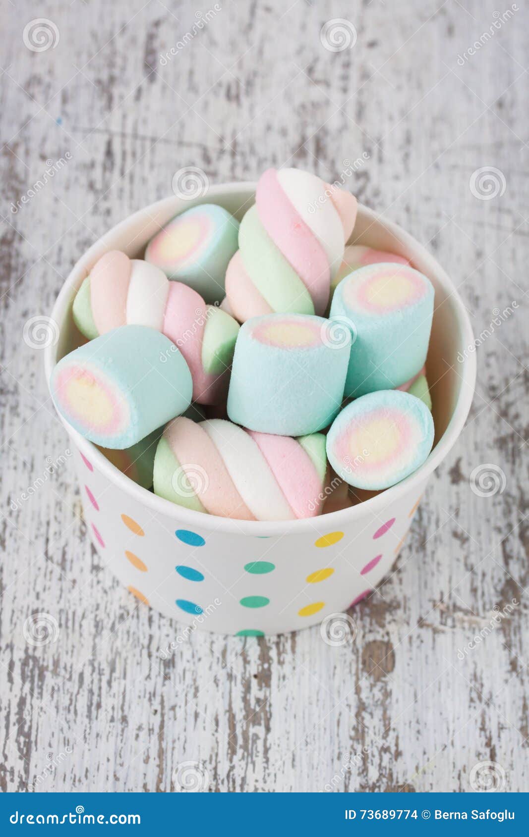 Marshmallow candies stock photo. Image of holiday, colorful 73689774