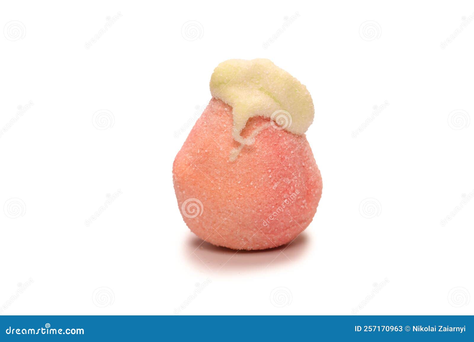Marshmallow Candy Isolated on a White Background Stock Image Image of