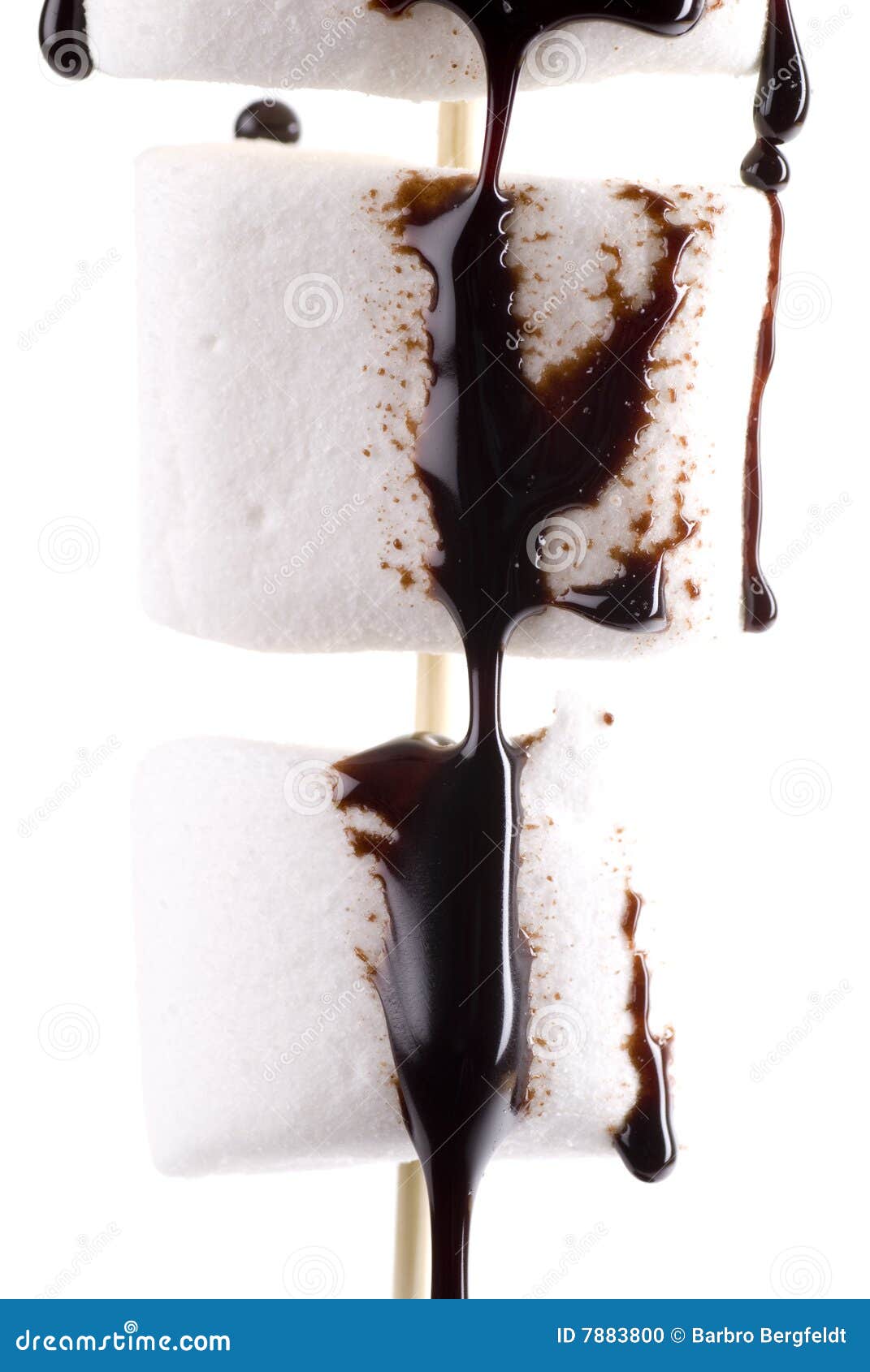Marshmallow Chocolate stock photo. Image of poured, dessert 7883800