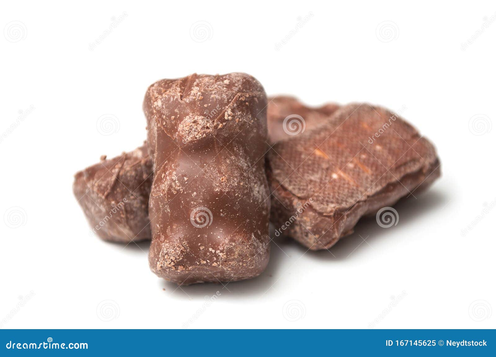 Marshmallow Chocolates in Shaped Bear on White Background 库存图片 图片 包括有