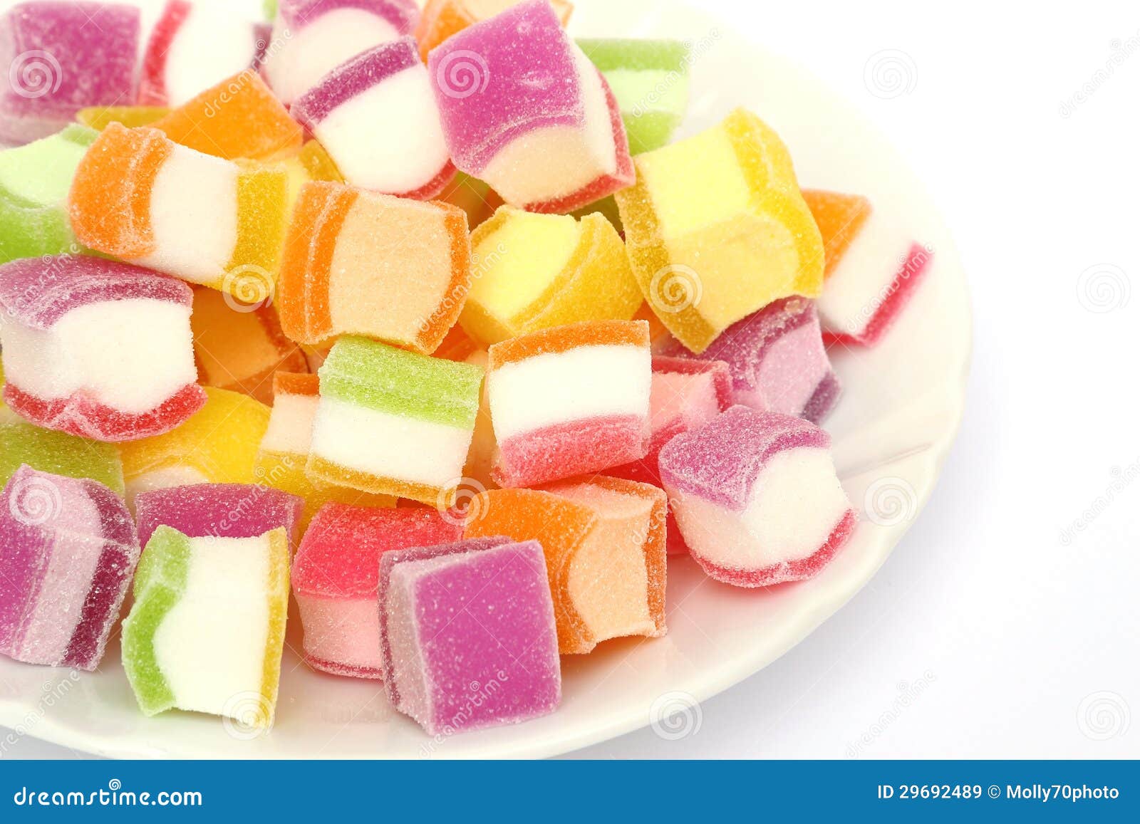 Marshmallow with Gelatin Dessert Stock Image Image of dessert, sugar