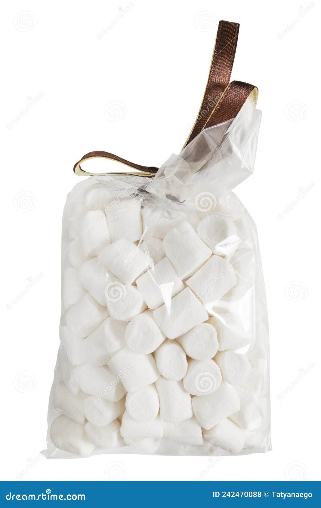 Marshmallow Packet Isolated Stock Photo Image of pack, candy 242470088