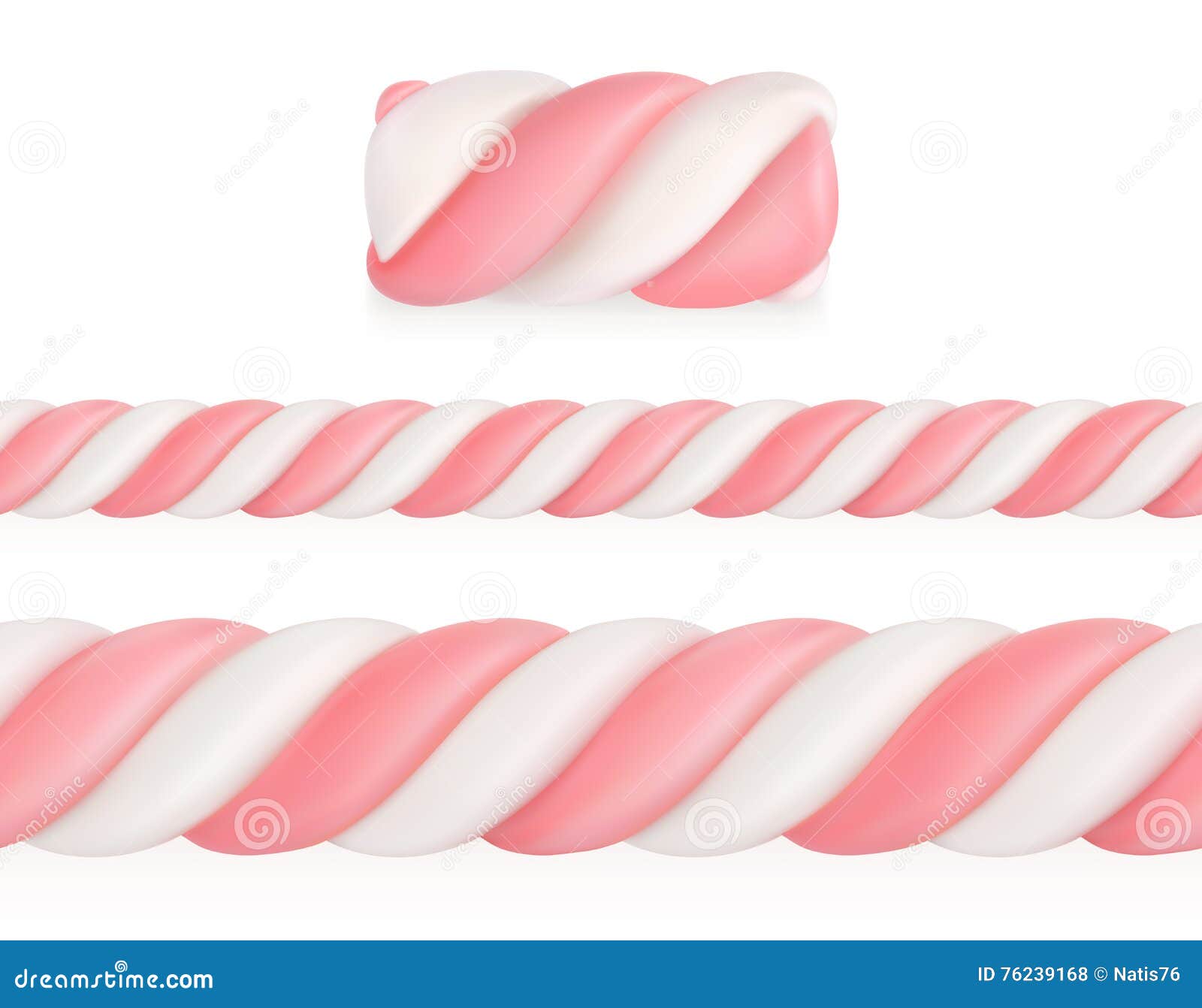 Marshmallows candy pattern stock vector. Illustration of design 76239168