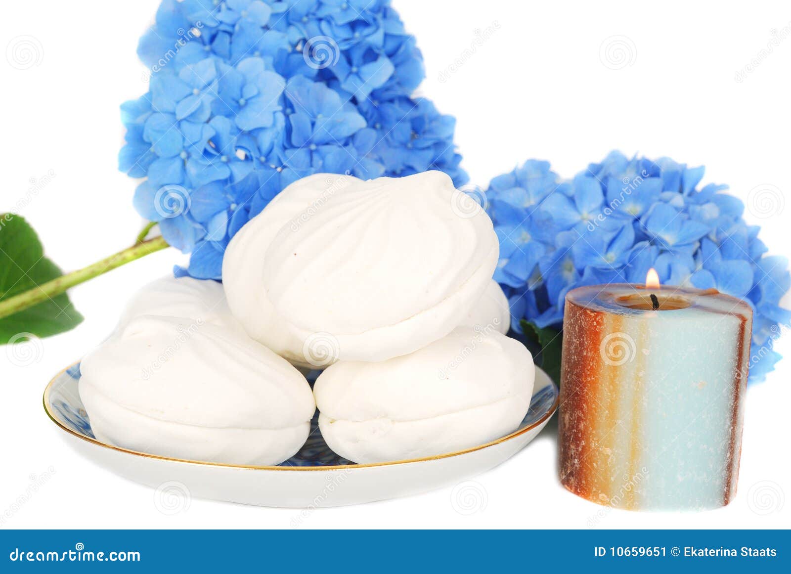 Marshmallows dessert. stock image. Image of marshmallows 10659651