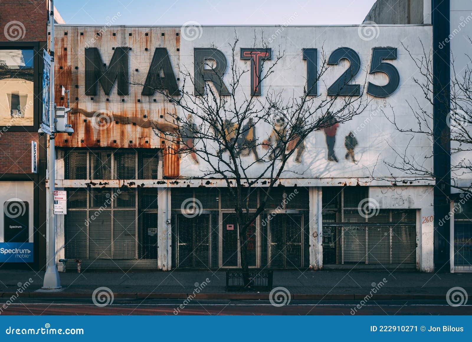 Mart 125 Signe Dans Harlem Manhattan New York Photo éditorial Image du construction, états