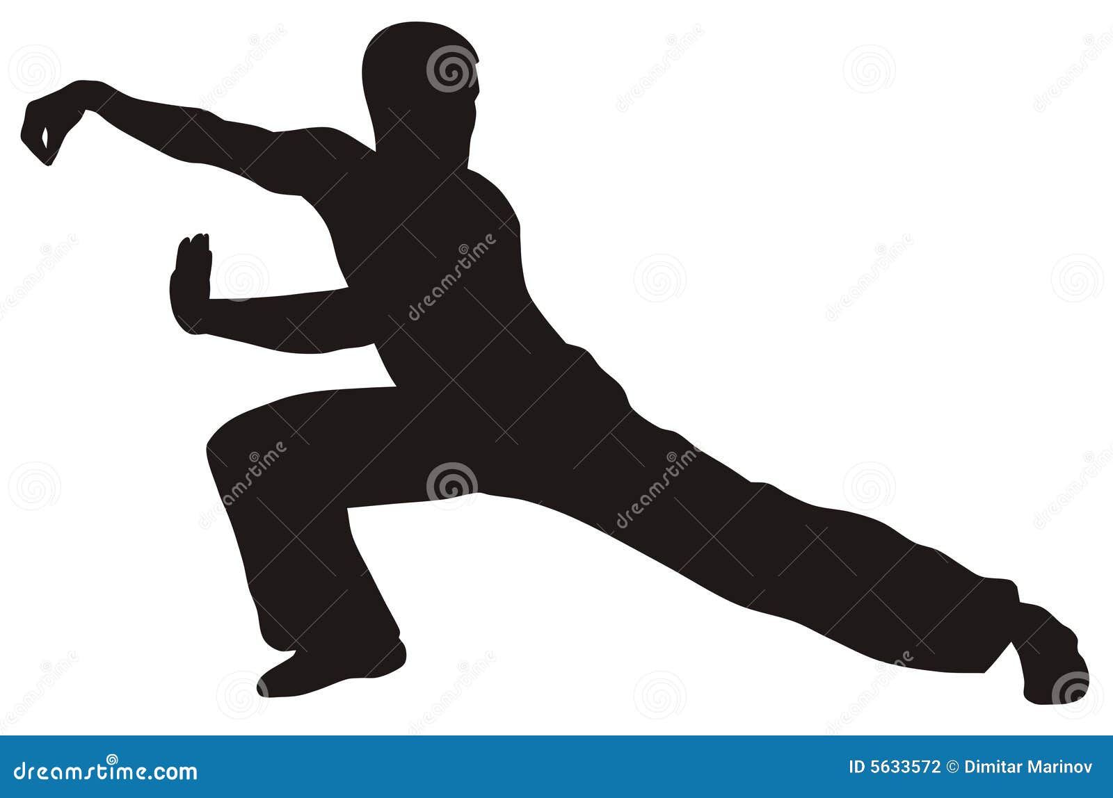 Martial art stock vector. Illustration of sport, kyokushinkai - 5633572