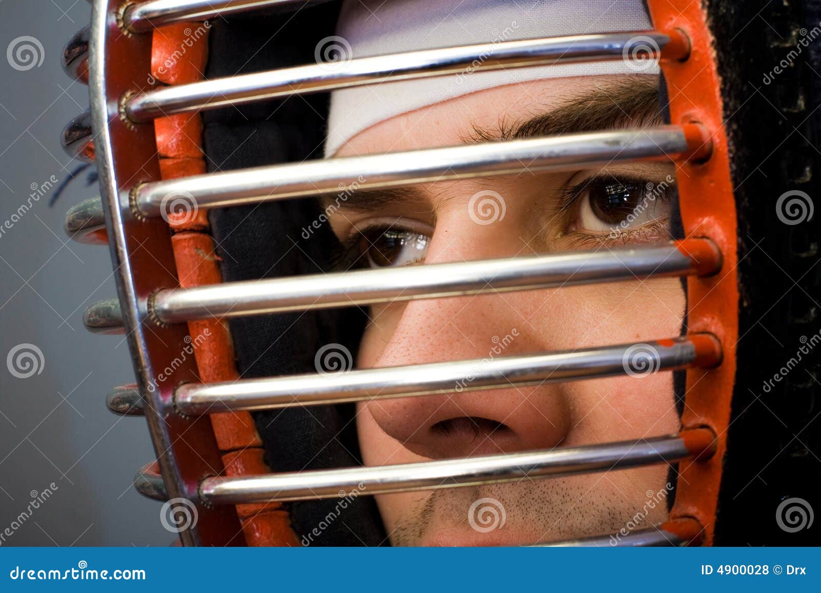 Martial Arts Concept Focus on Eyes Stock Photo Image of face