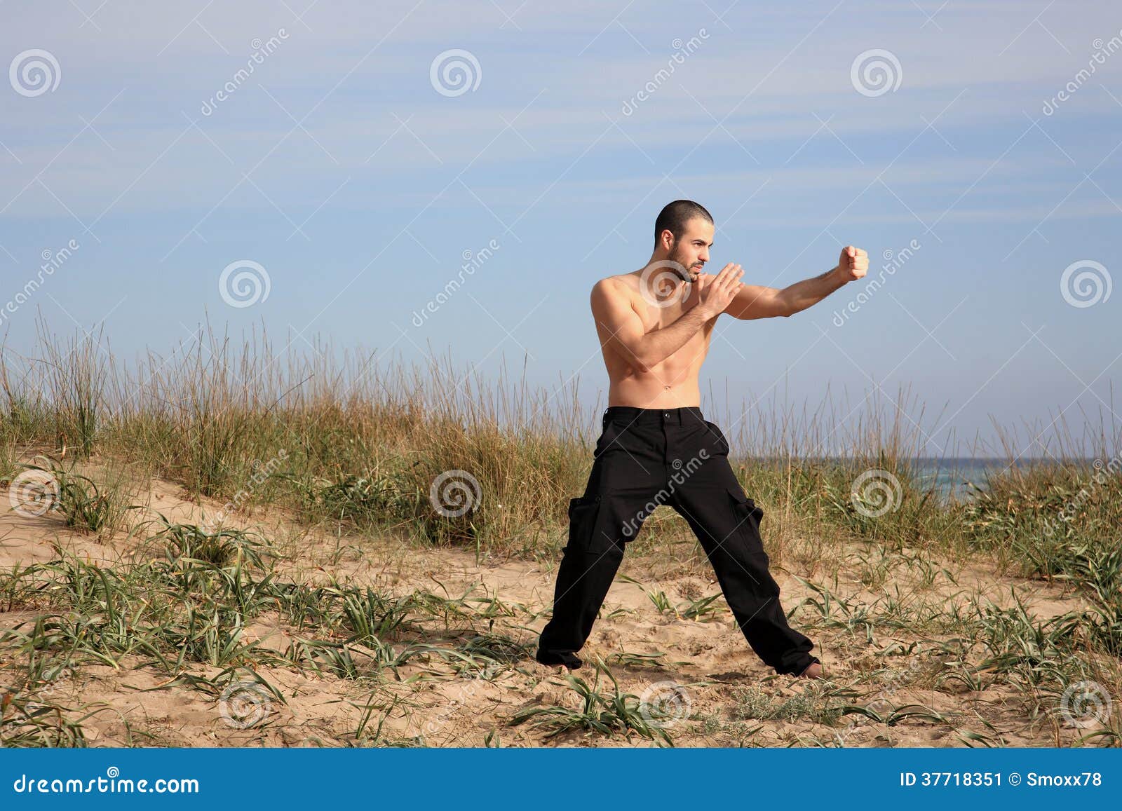 Martial Arts Instructor Exercise Outdoor Stock Image Image of safety, kravmaga 37718351
