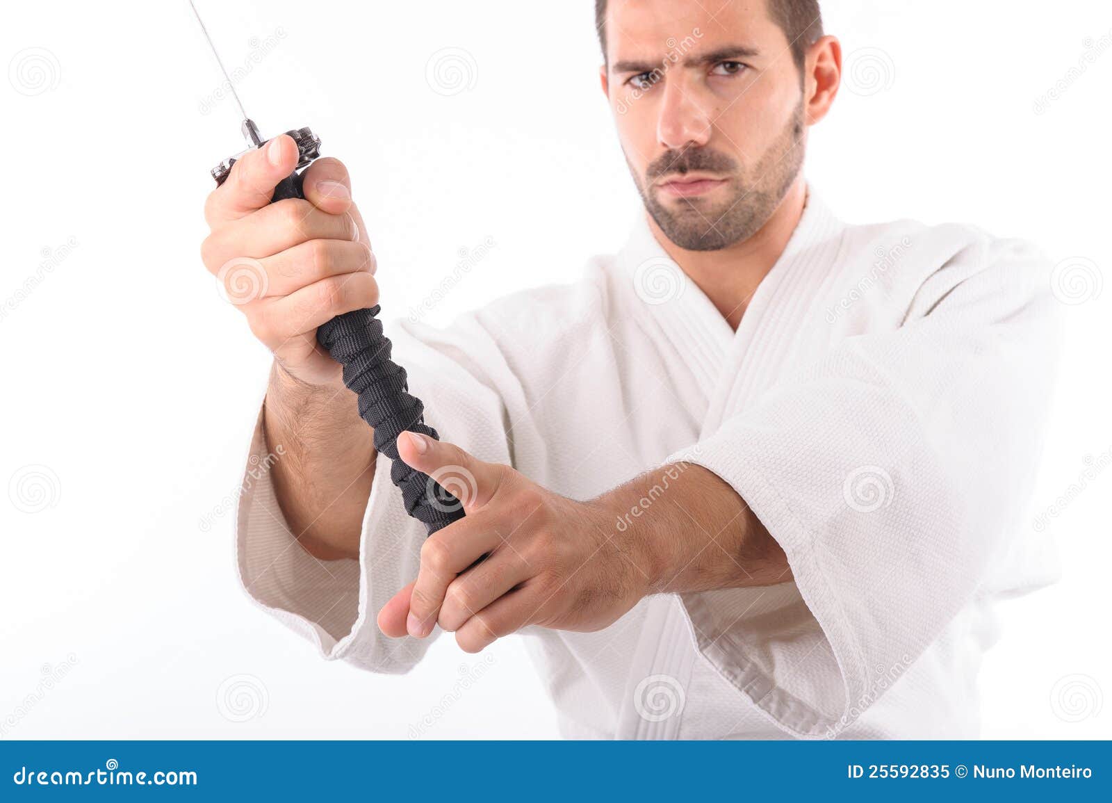 Martial Arts Man with Sword Stock Image Image of combat, culture